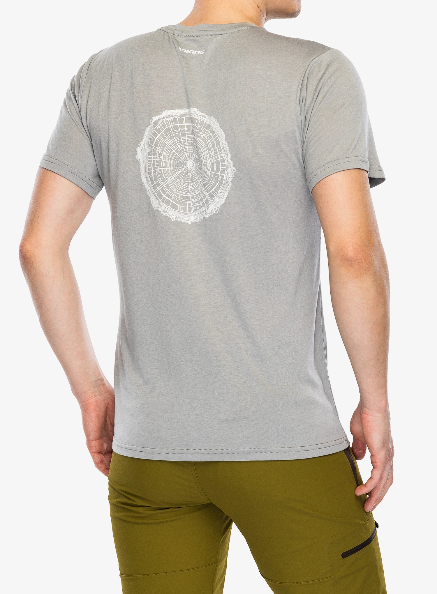 Viking Rune Bamboo Nyomtatott póló - light grey