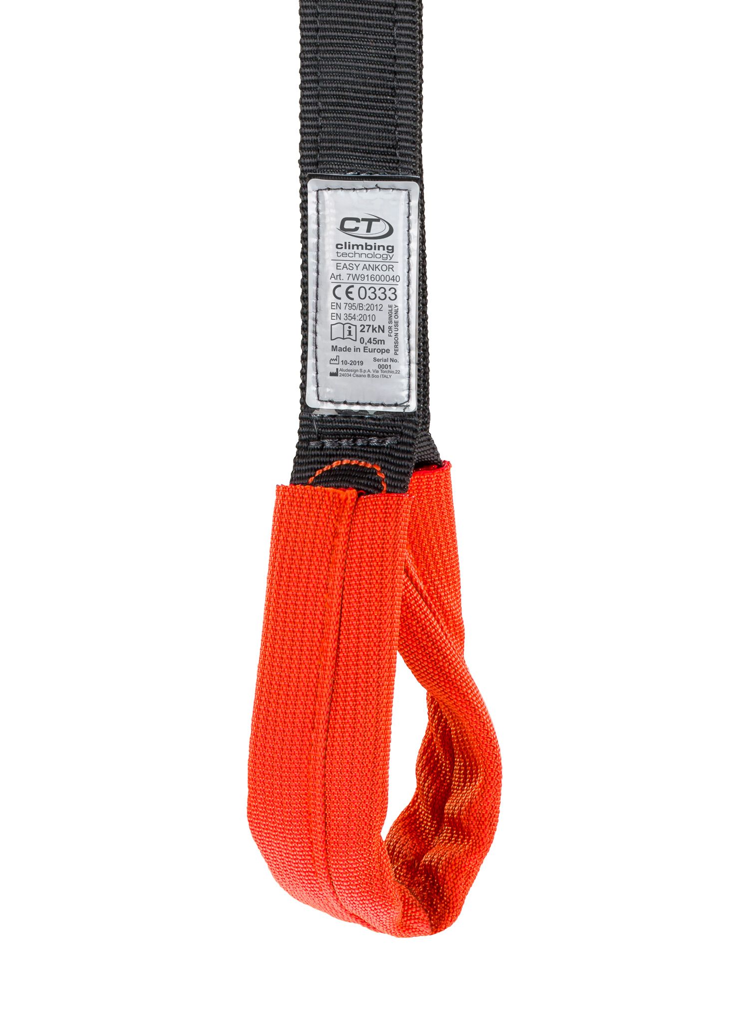 Climbing Technology/SKYLOTEC Easy Ankor 40cm Szalagos rögzítő - black