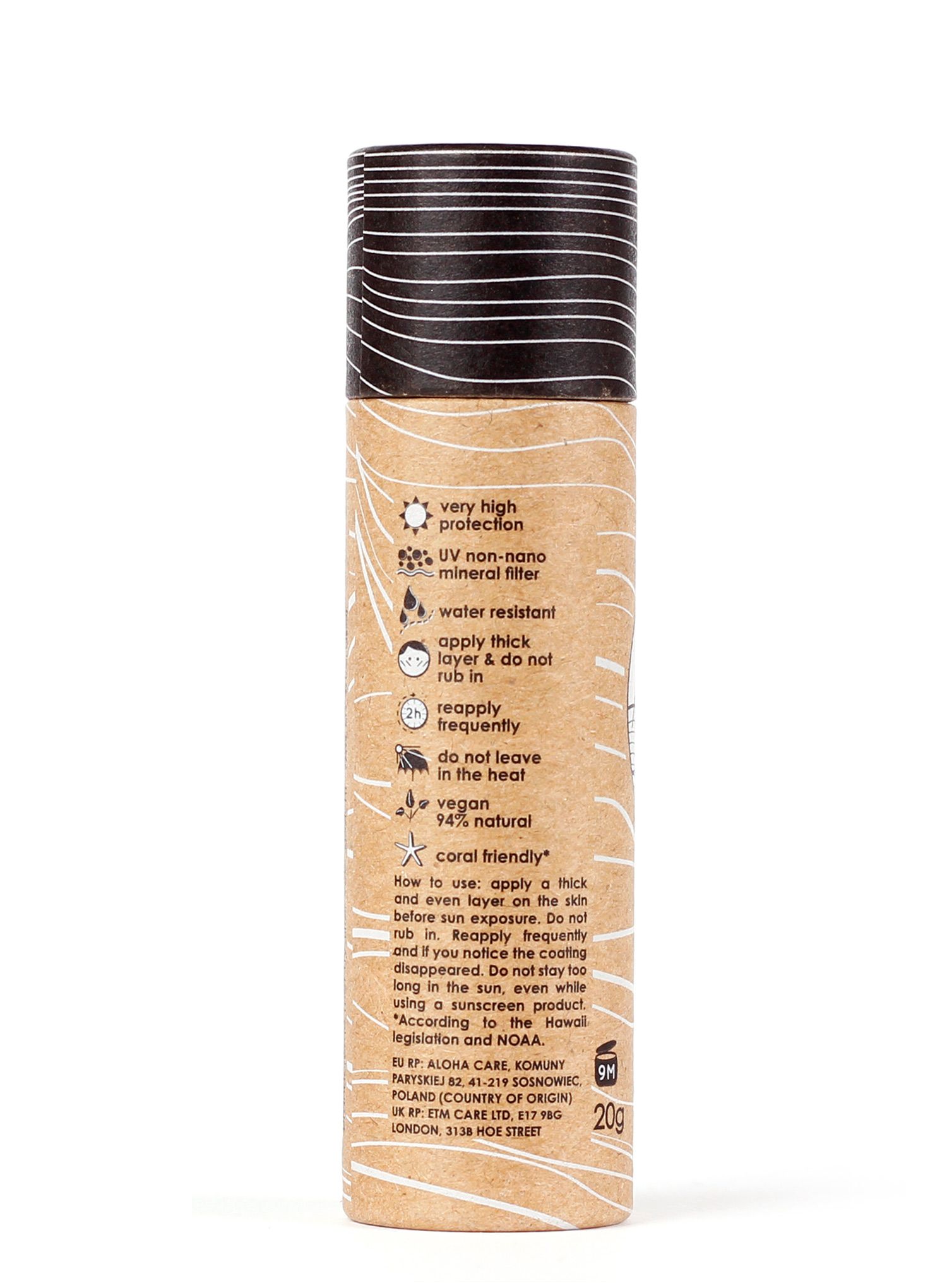 Aloha Care Aloha Sun Stick SPF 50+ 20 g Uv Szűrős Krém - blue