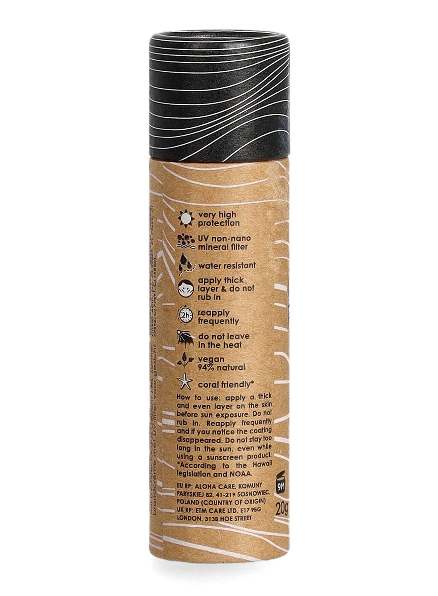 Aloha Care Aloha Sun Stick SPF 50+ 20 g Uv Szűrős Krém - white