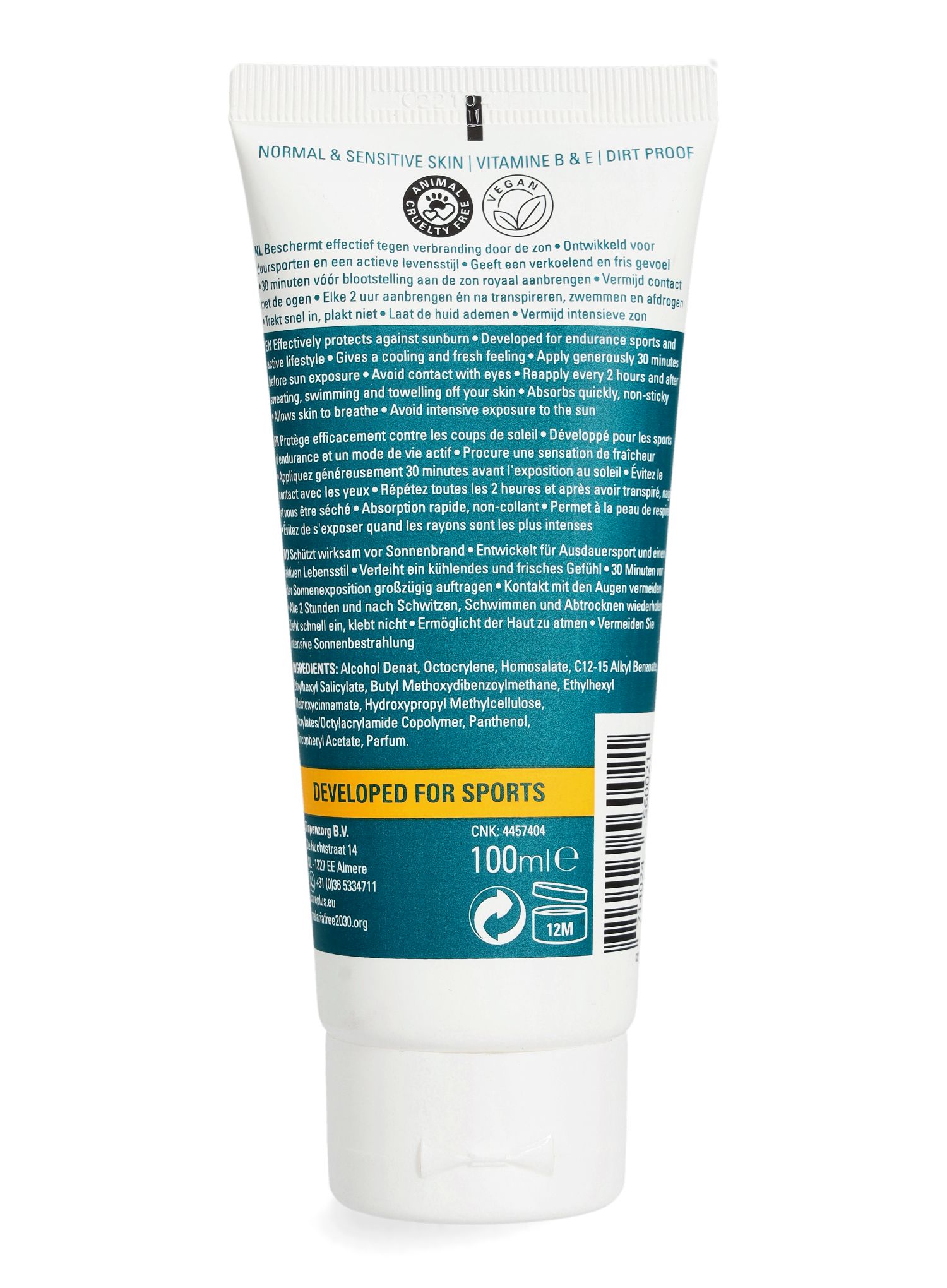 Care Plus Sun Protection Sports Tube SPF 30 100ml Uv Szűrős Krém