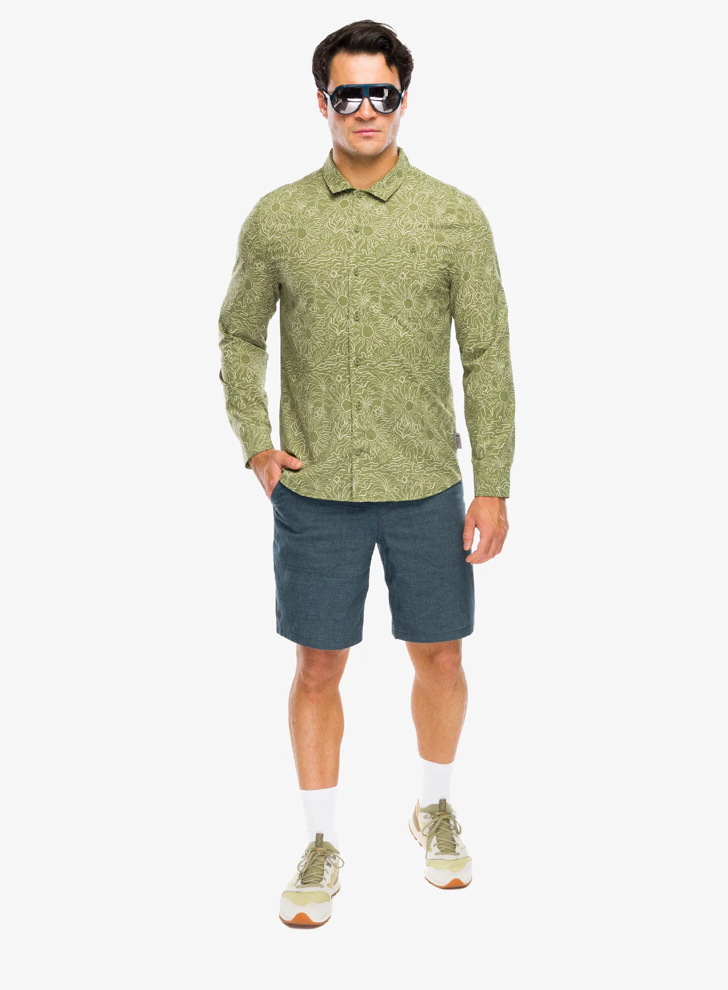 Royal Robbins Hemp Adventure Short Rövidnadrág - orion blue