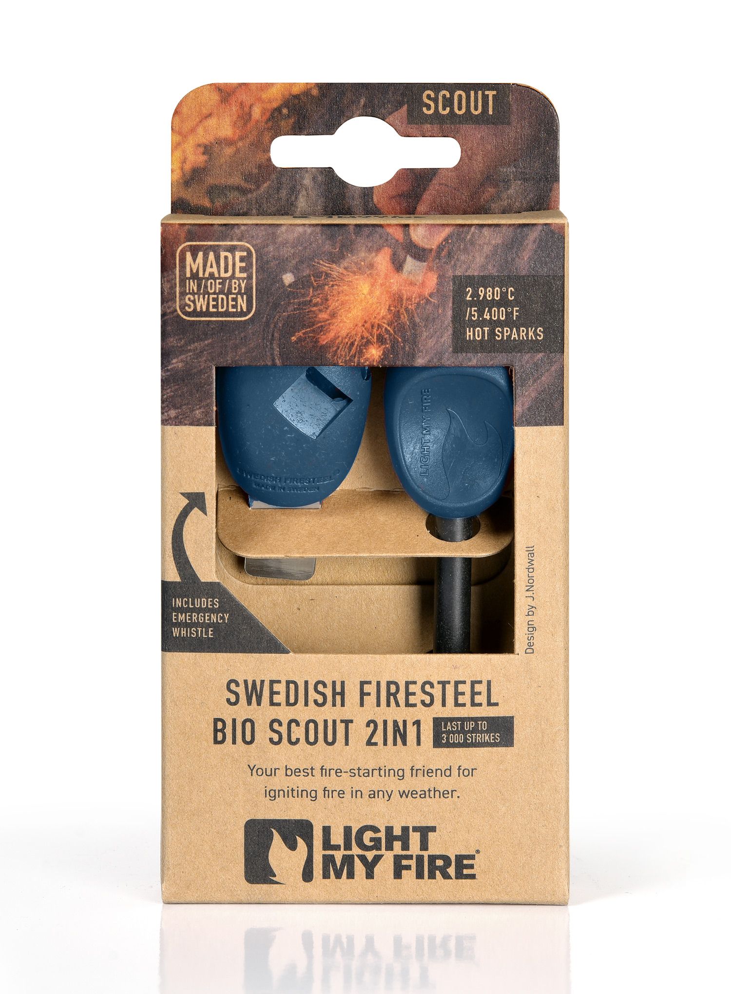 Light My Fire Firesteel Bio Scout Kovakő - hazy blue