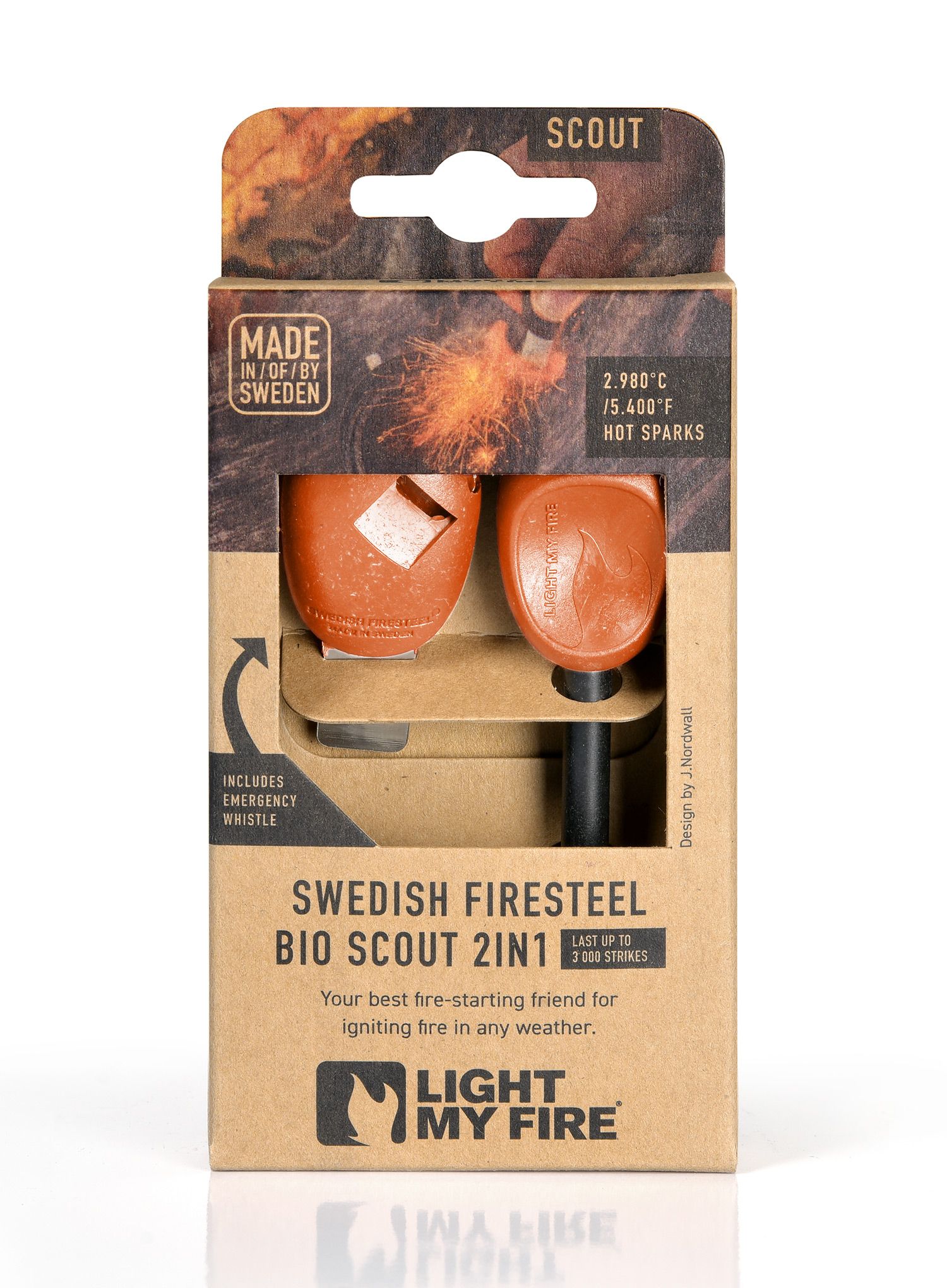 Light My Fire Firesteel Bio Scout Kovakő - rusty orange