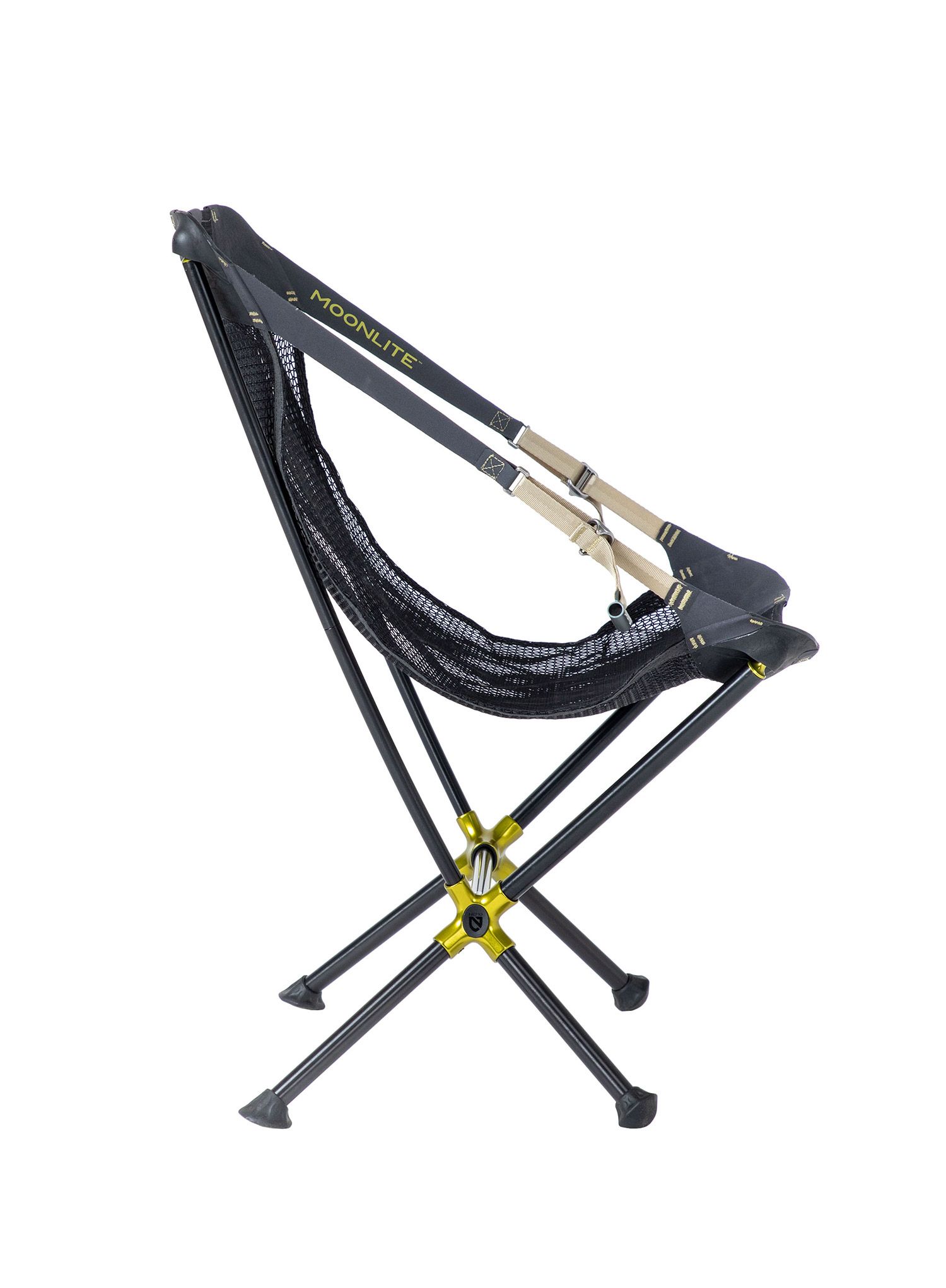 Nemo Moonlite Reclining Camp Chair Összecsukható kempingszék - black pearl/black pearl