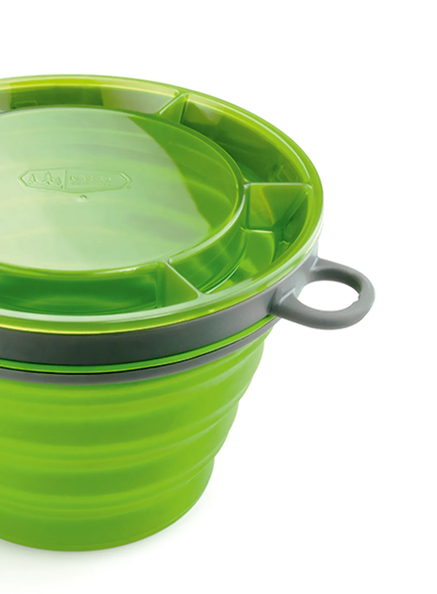GSI Outdoors Collapsible Fairshare Mug 0,651 l Összecsukható bögre - green