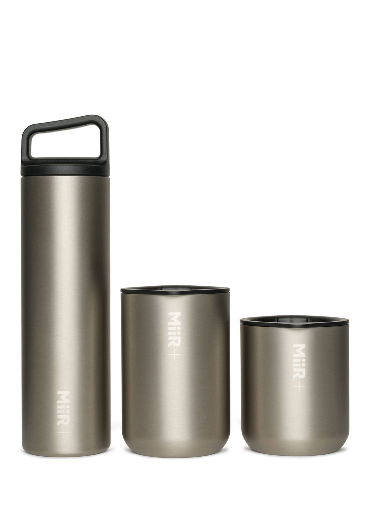 MiiR Climate+ Tumbler (470 ml) Hőtartó Bögre - brushed stainless