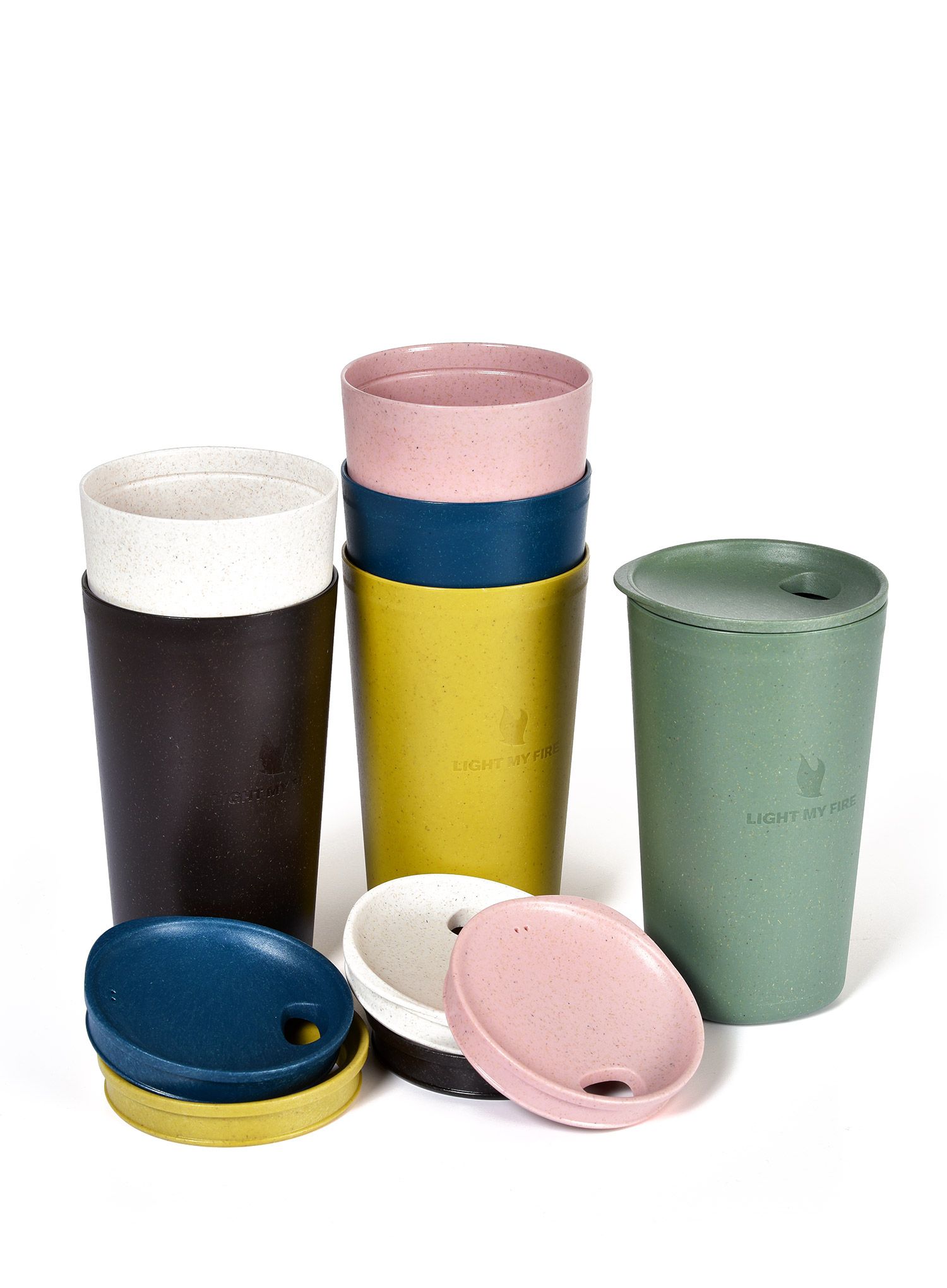 Light My Fire MyCup & Lid Large (0,5 l) Bögre - dustypink