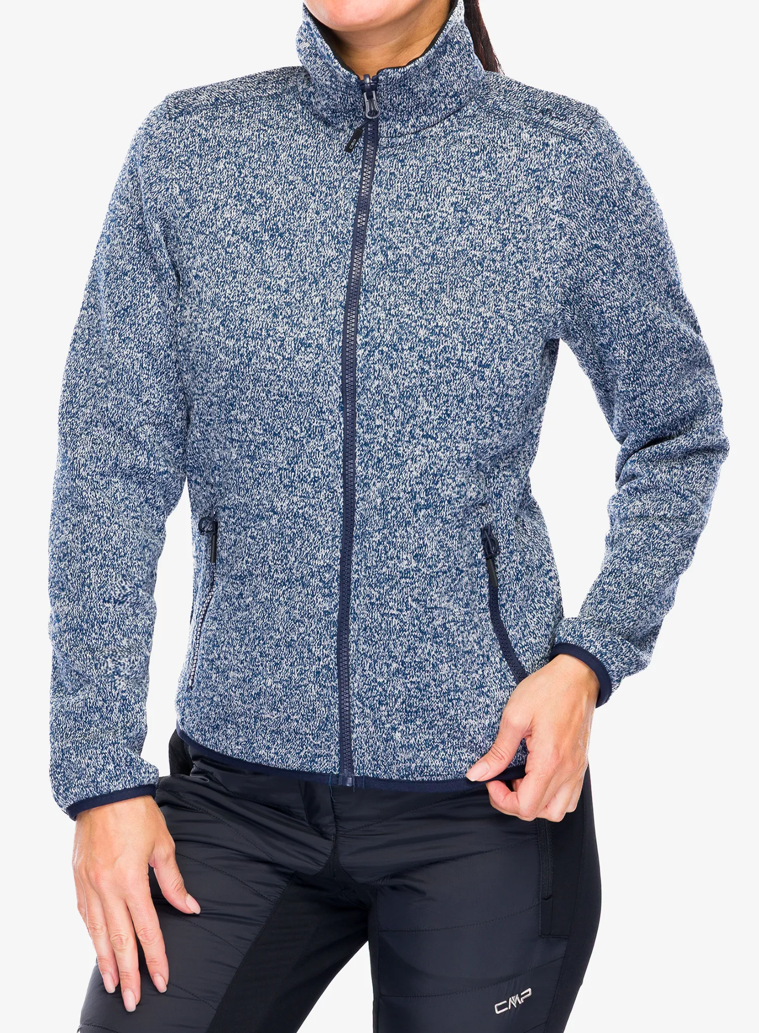 CMP Page Jacket Zip Hood Detachble Inn.Jacket 3 Az 1-Ben Női Kabát - black blue