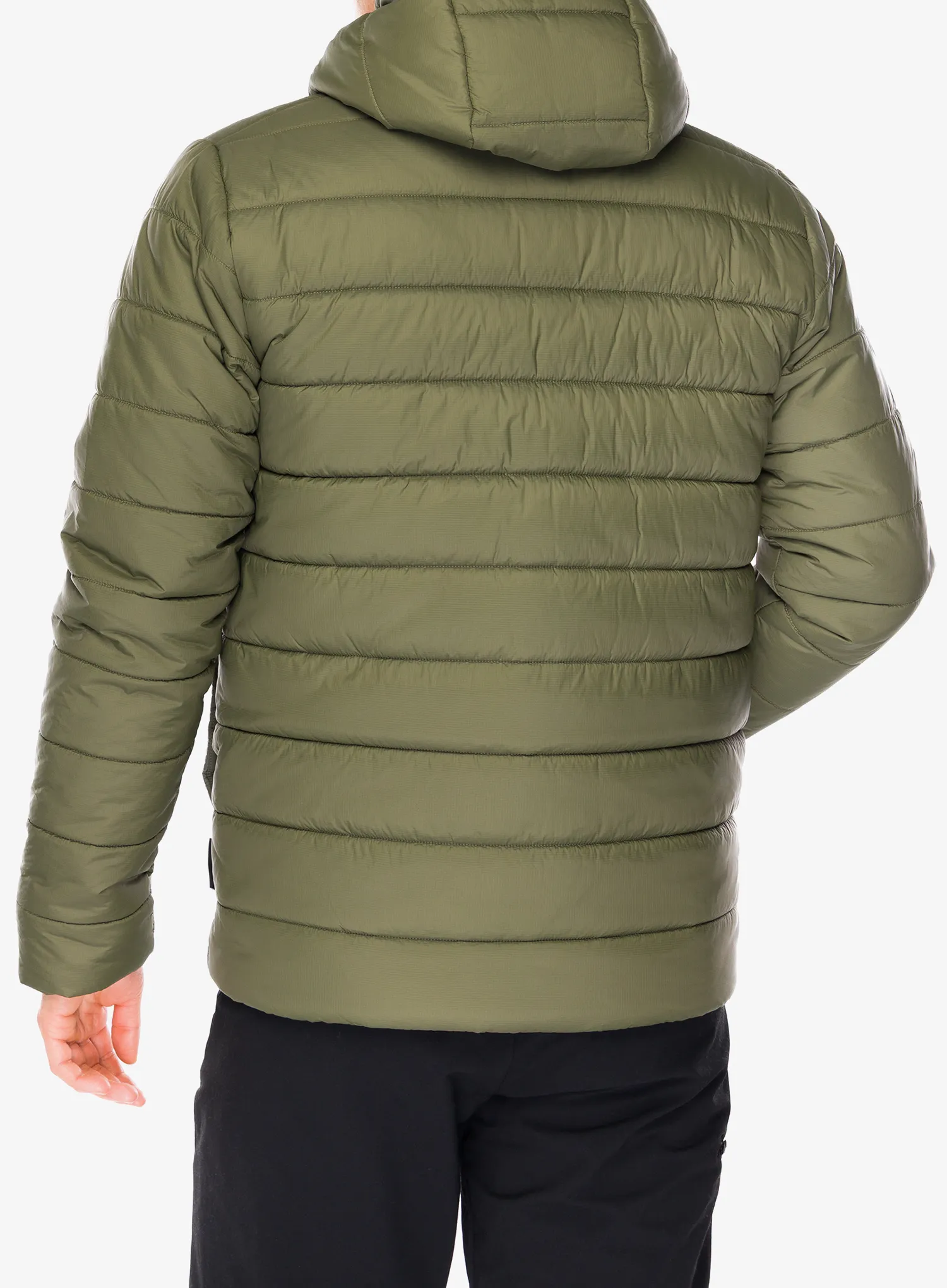 adidas TERREX Multi Essentials CLIMAWARM Insulated Hooded Jacket Dzseki - olive strata
