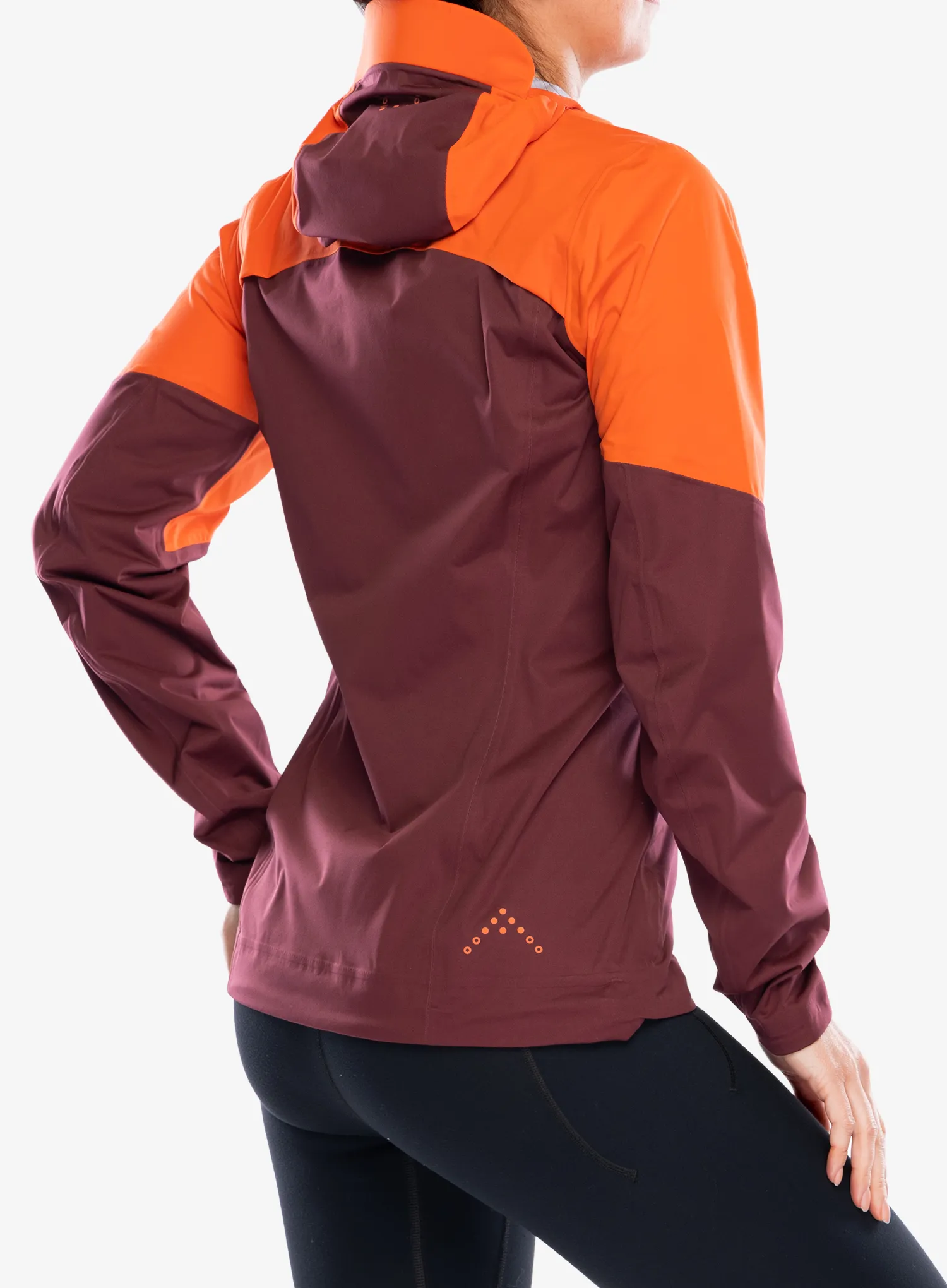 Rab Kinetic Ultra Jacket Női Futódzseki - red grapefruit/deep heather