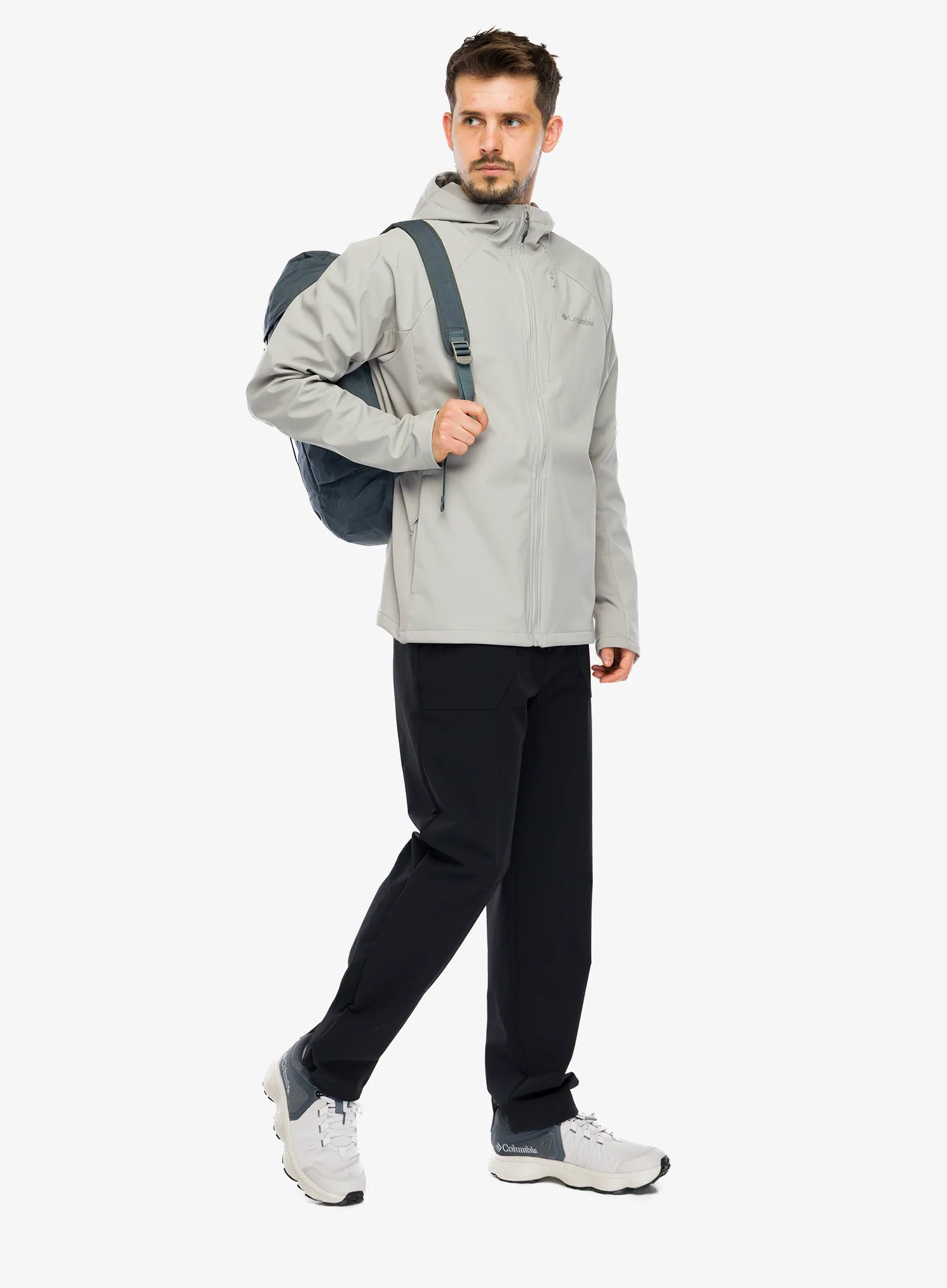 Columbia Trailborne Softshell Dzseki - flint grey