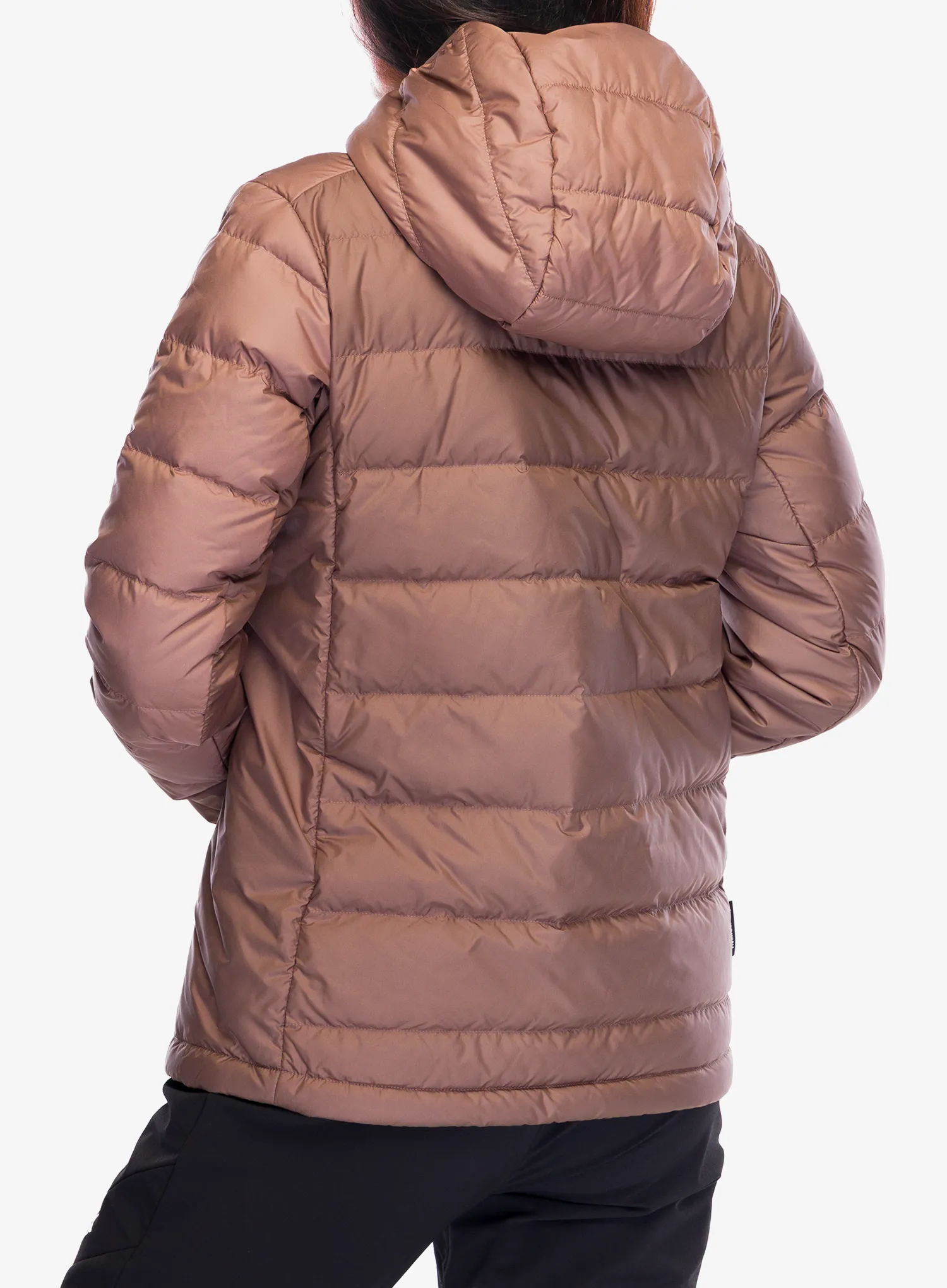 adidas TERREX Multi Light Down Hooded Jacket Női kabát - earth strata/trace brown
