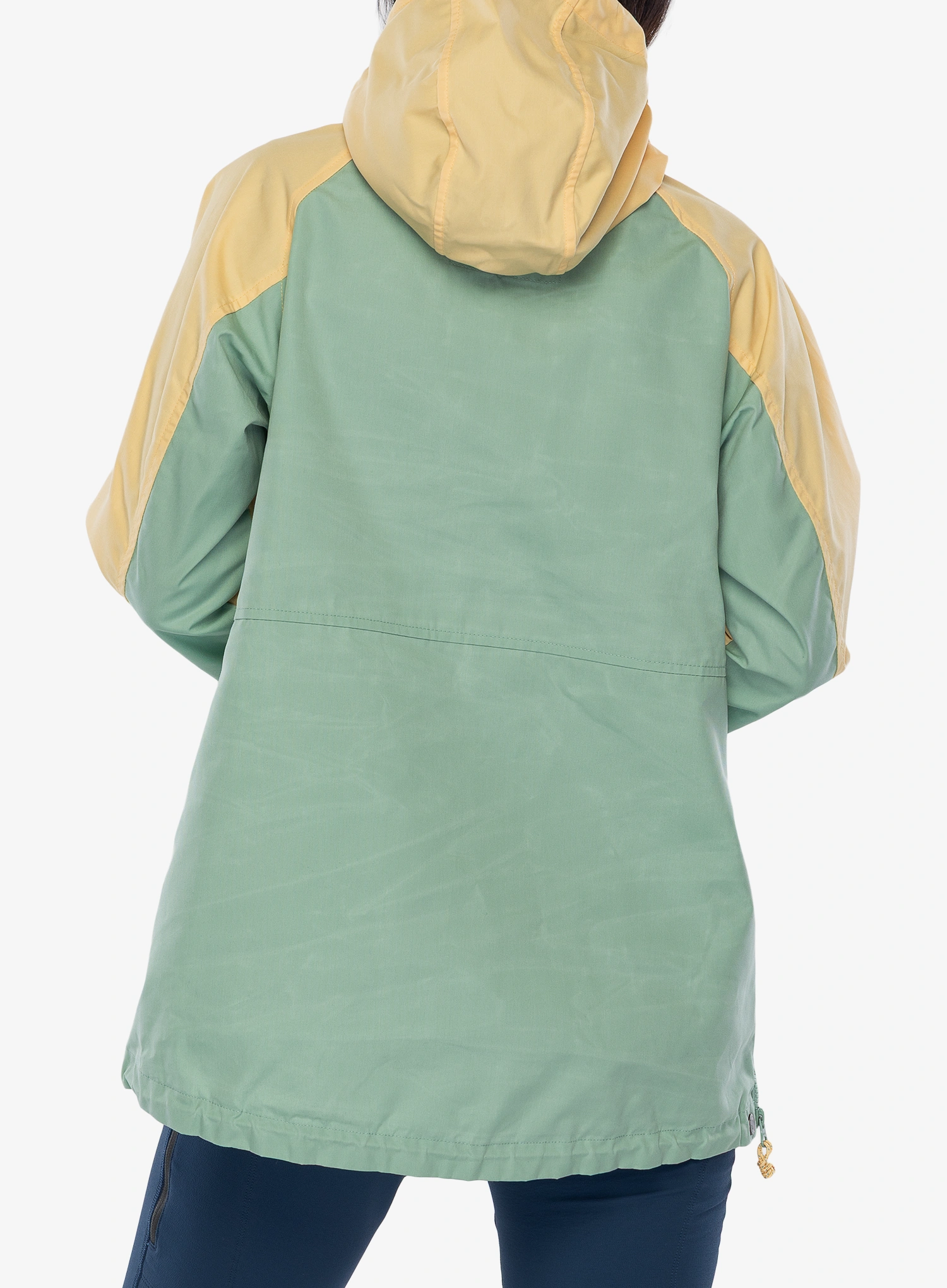 Fjallraven Vardag Anorak Női Kabát - mais yellow/aloe green