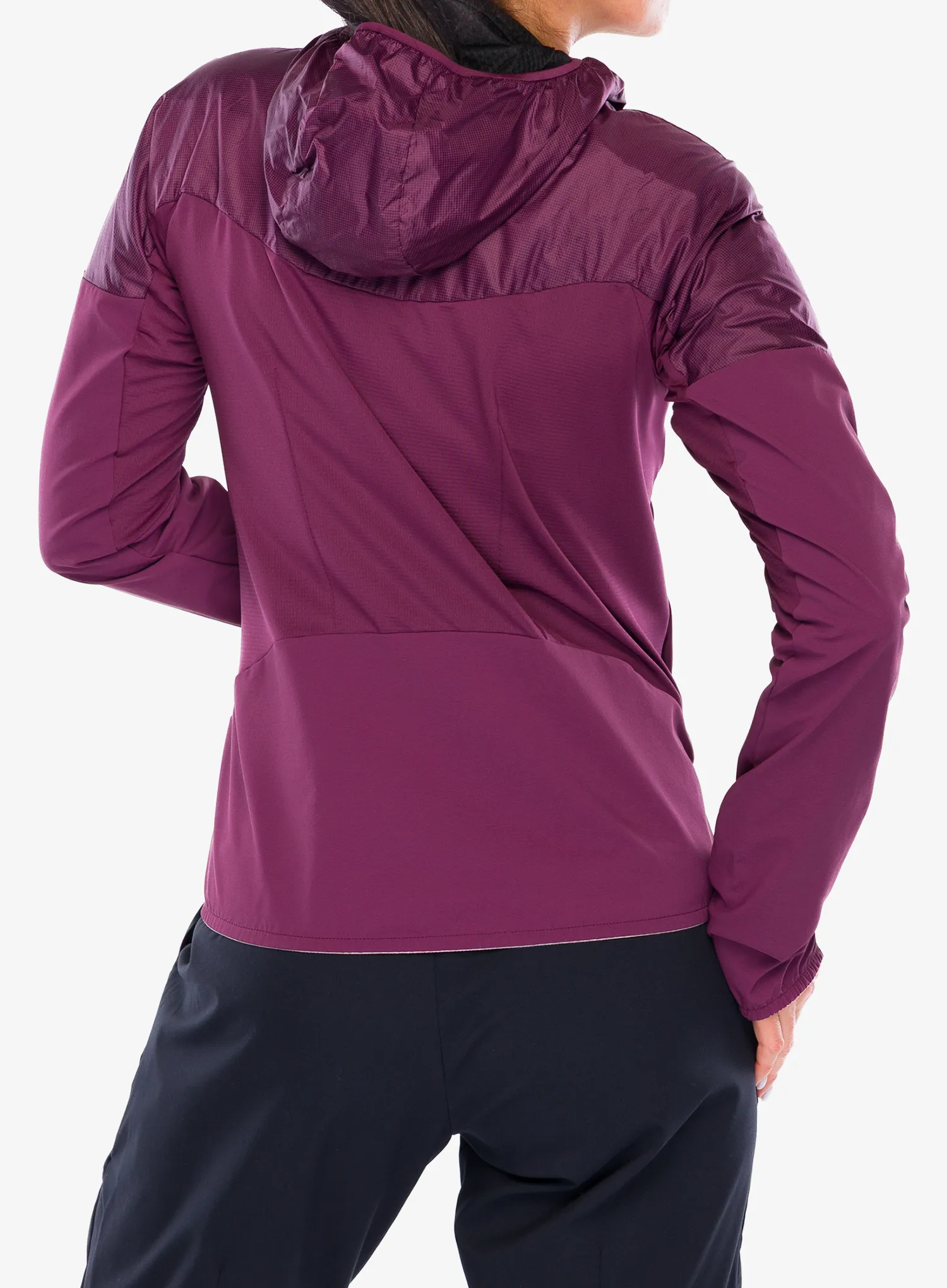 Montura Spitze Hybrid Jacket Női kabát - wine red/light rose