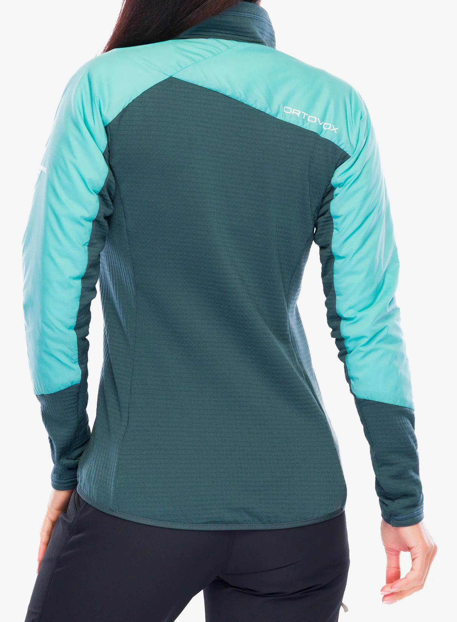 Ortovox Westalpen Swisswool Hybrid Jacket Női kabát - dark arctic grey