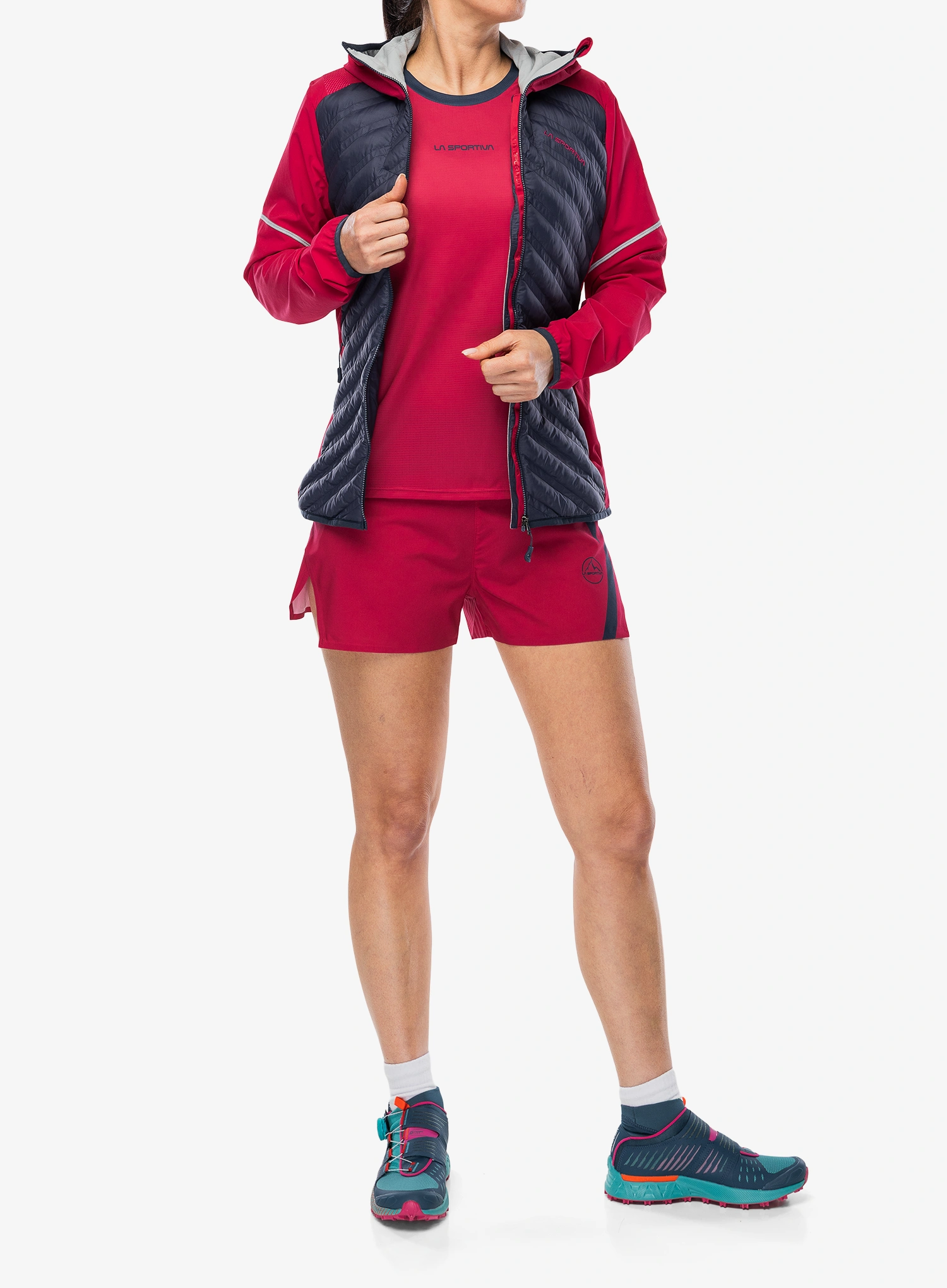 La Sportiva Koro Jacket Női futódzseki - night sky/azalea