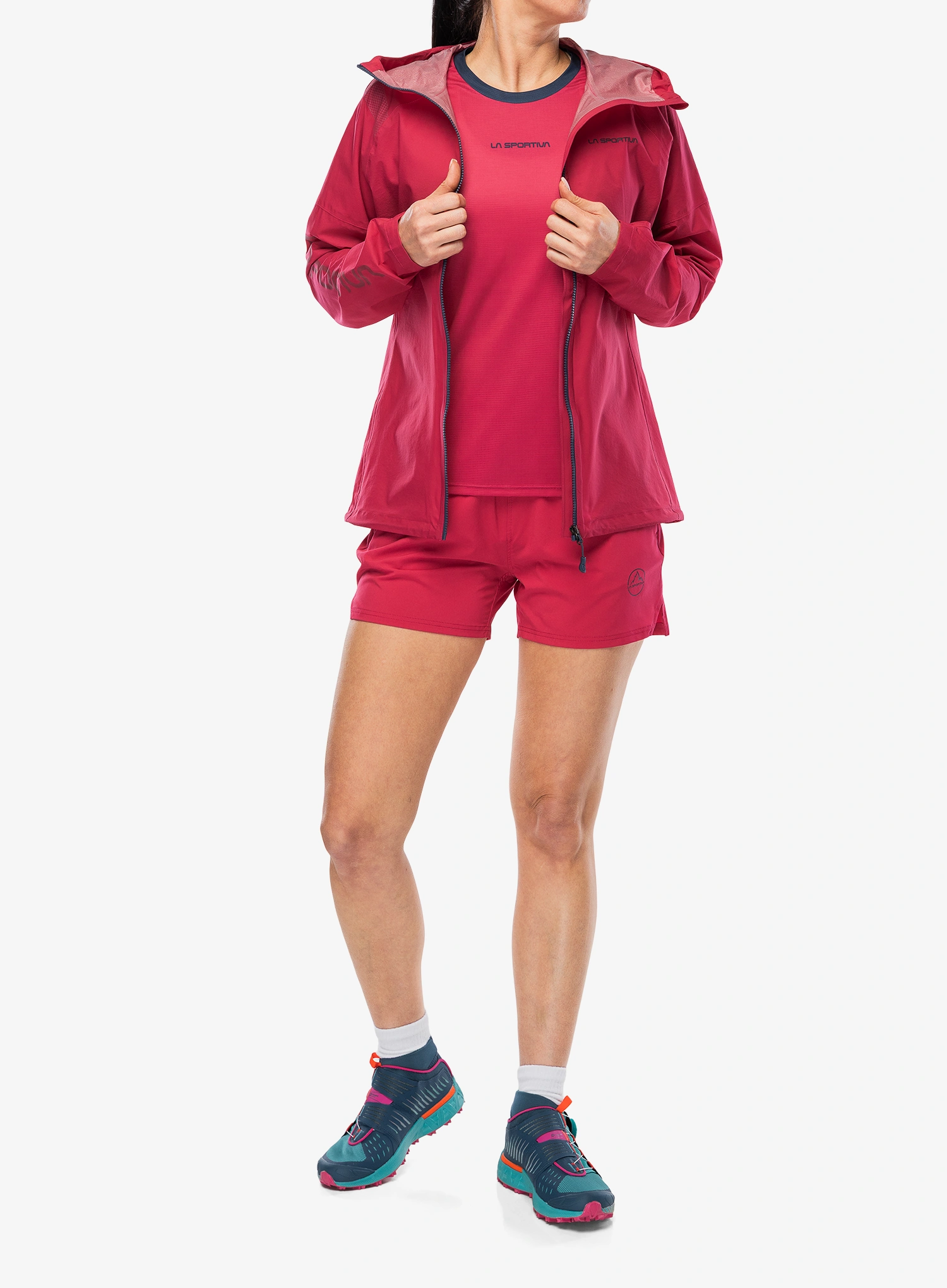 La Sportiva Pocketshell Jacket Női futódzseki - azalea/night sky