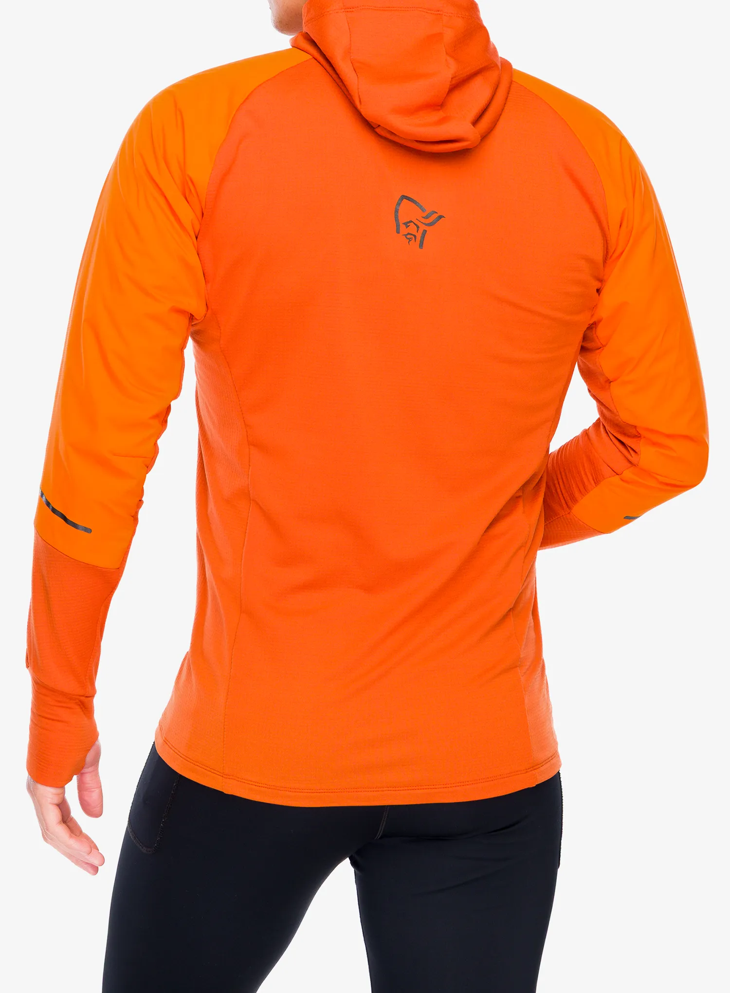 Norrona Senja Alpha90 Zip Hood Futódzseki - exuberance