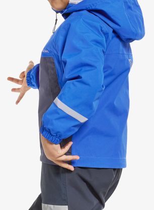 Didriksons Bladet Jacket Gyerekkabát - caribbean blue