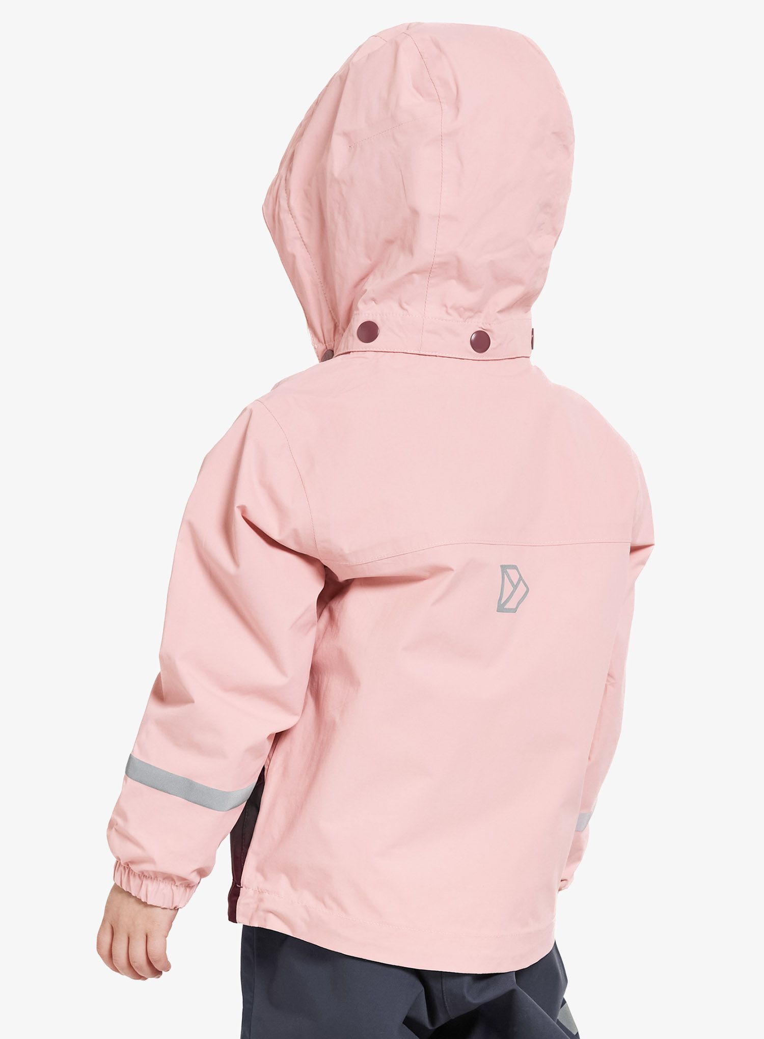 Didriksons Bladet Jacket Gyerekkabát - dusty pink
