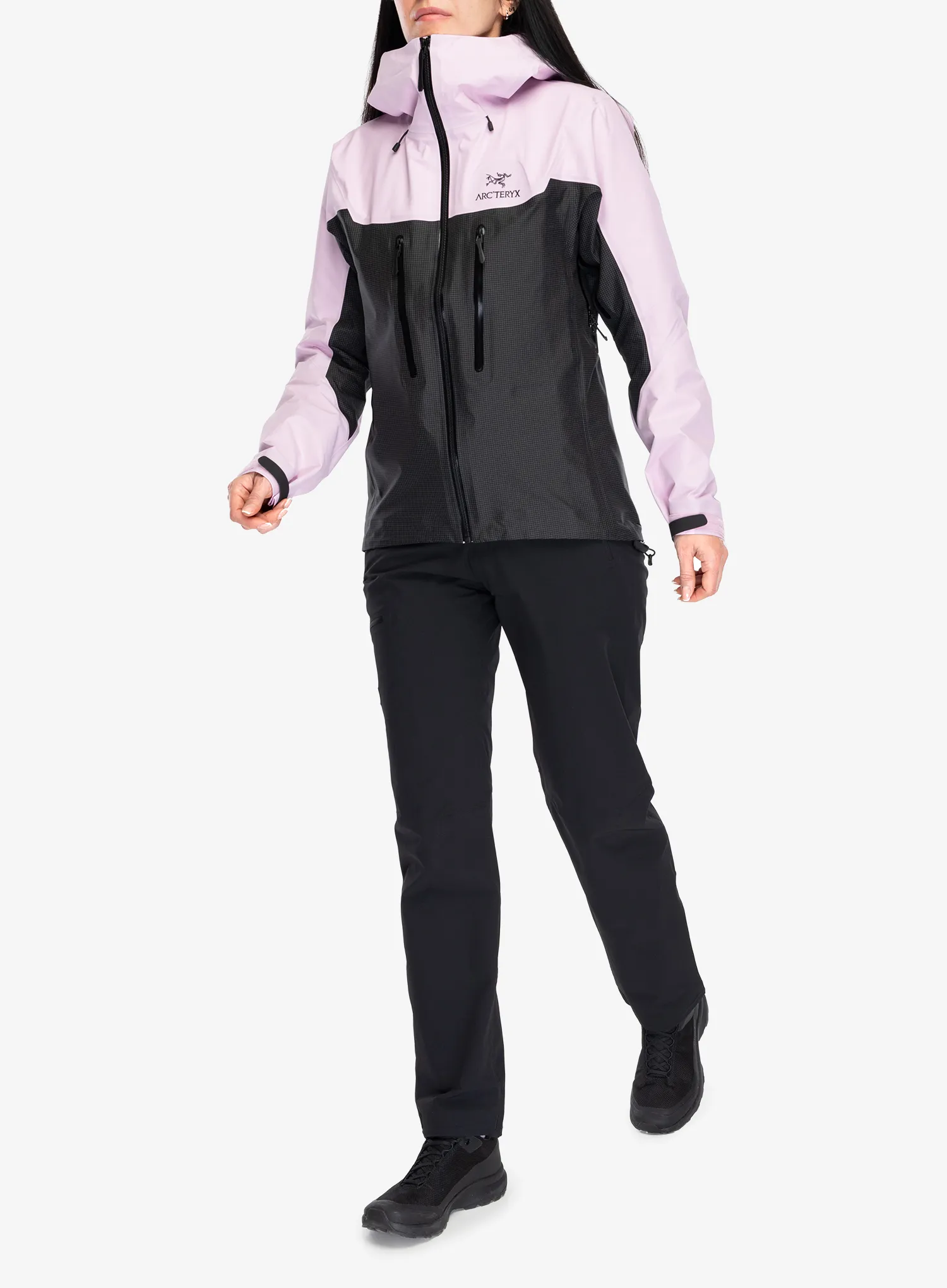 Arcteryx Alpha Jacket Gore-Tex kabát nőknek - pineberry/black