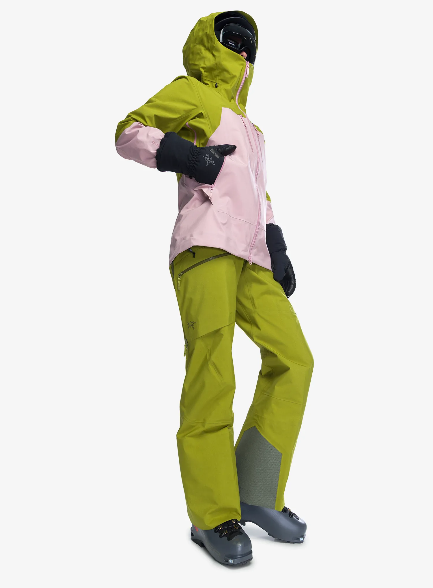Arcteryx Rush Jacket Gore-Tex kabát nőknek - olive moss/bliss