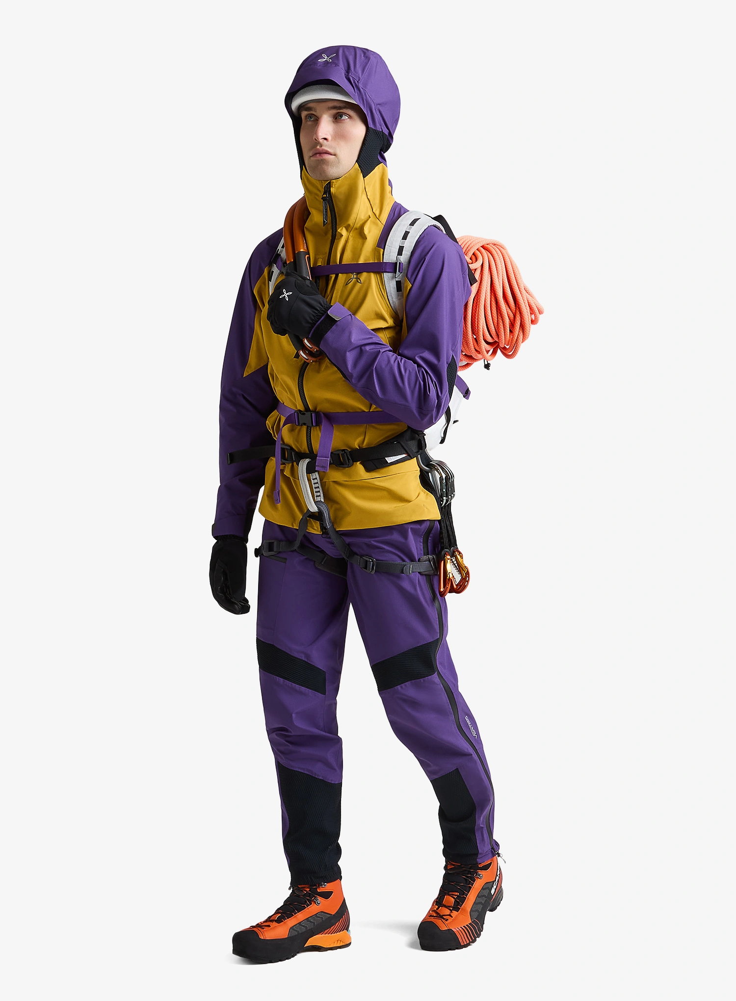 Montura Vertigo GTX Pro Jacket Gore-Tex kabát - mustard/petunia