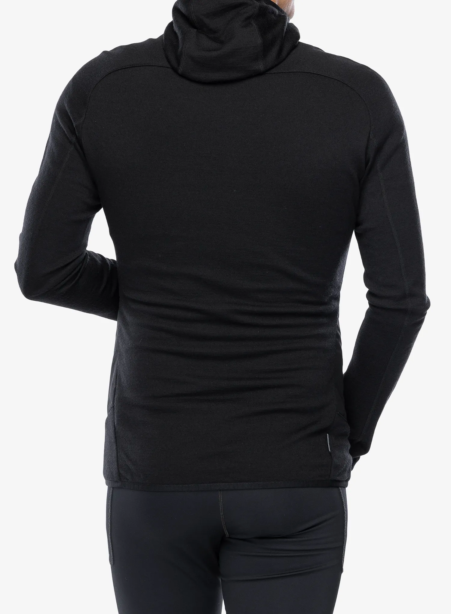 Icebreaker Merino Quantum Hybrid LS Zip Hoodie Átmeneti kabát - black