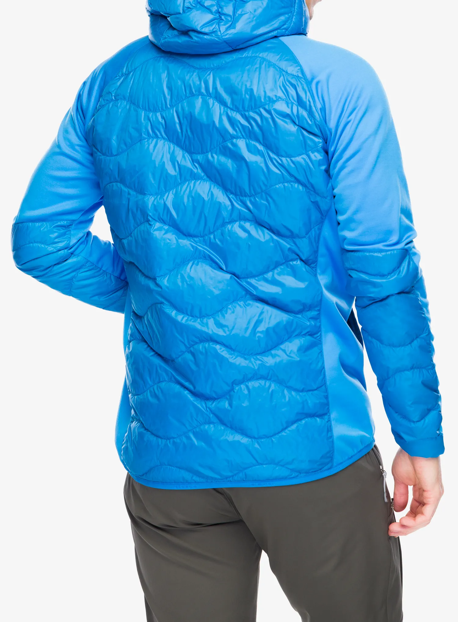 Peak Performance Helium Down Hybrid Hood Átmeneti kabát - brilliant blue