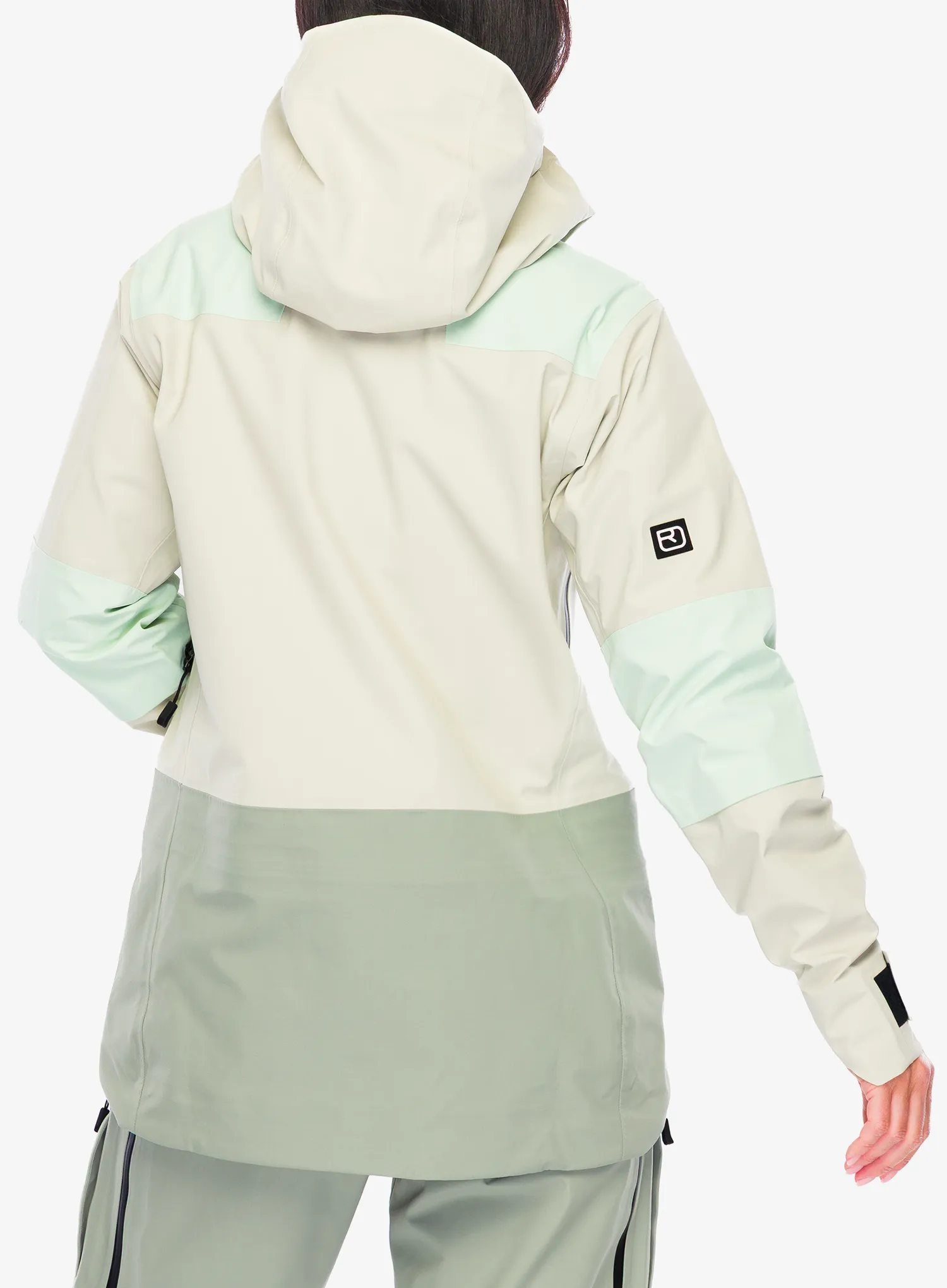 Ortovox Ravine Free 3L Jacket Női sídzseki - white tea