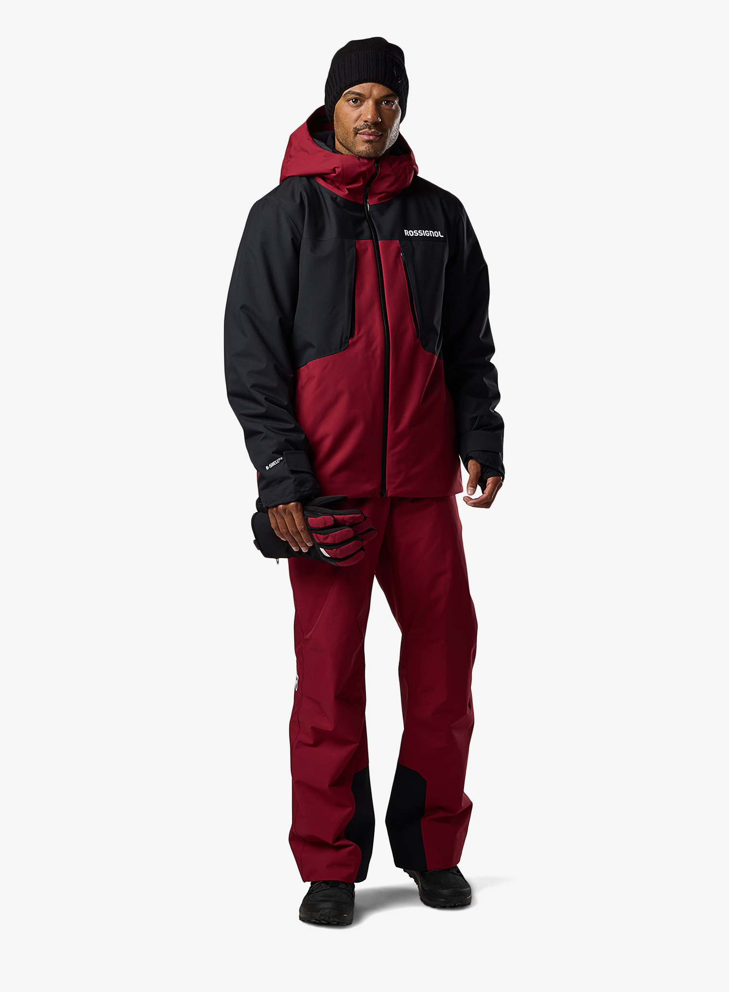 Rossignol Velika Insulated Ski Jacket Sídzseki - tibetan red/black