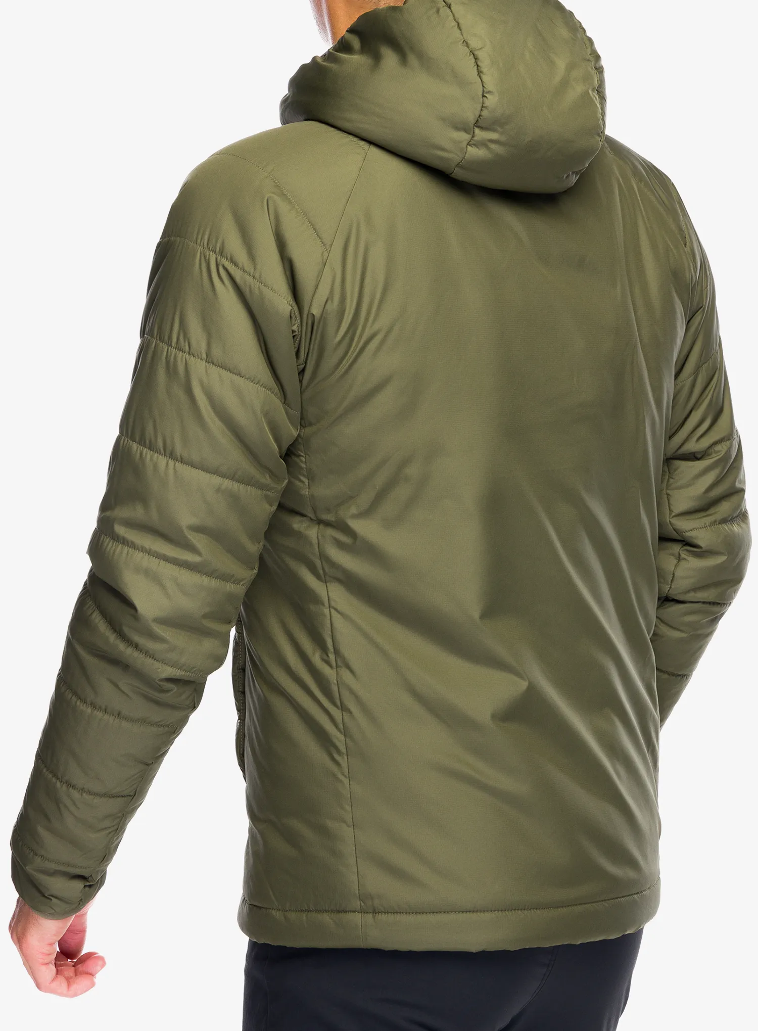 adidas TERREX Multi Synthetic Insulated Hooded Jkt Bélelt kabát - olive strata