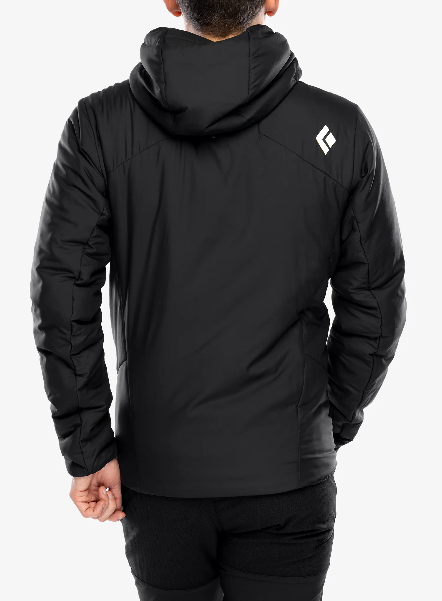 Black Diamond First Light Stretch Hoody Bélelt kabát - black/black