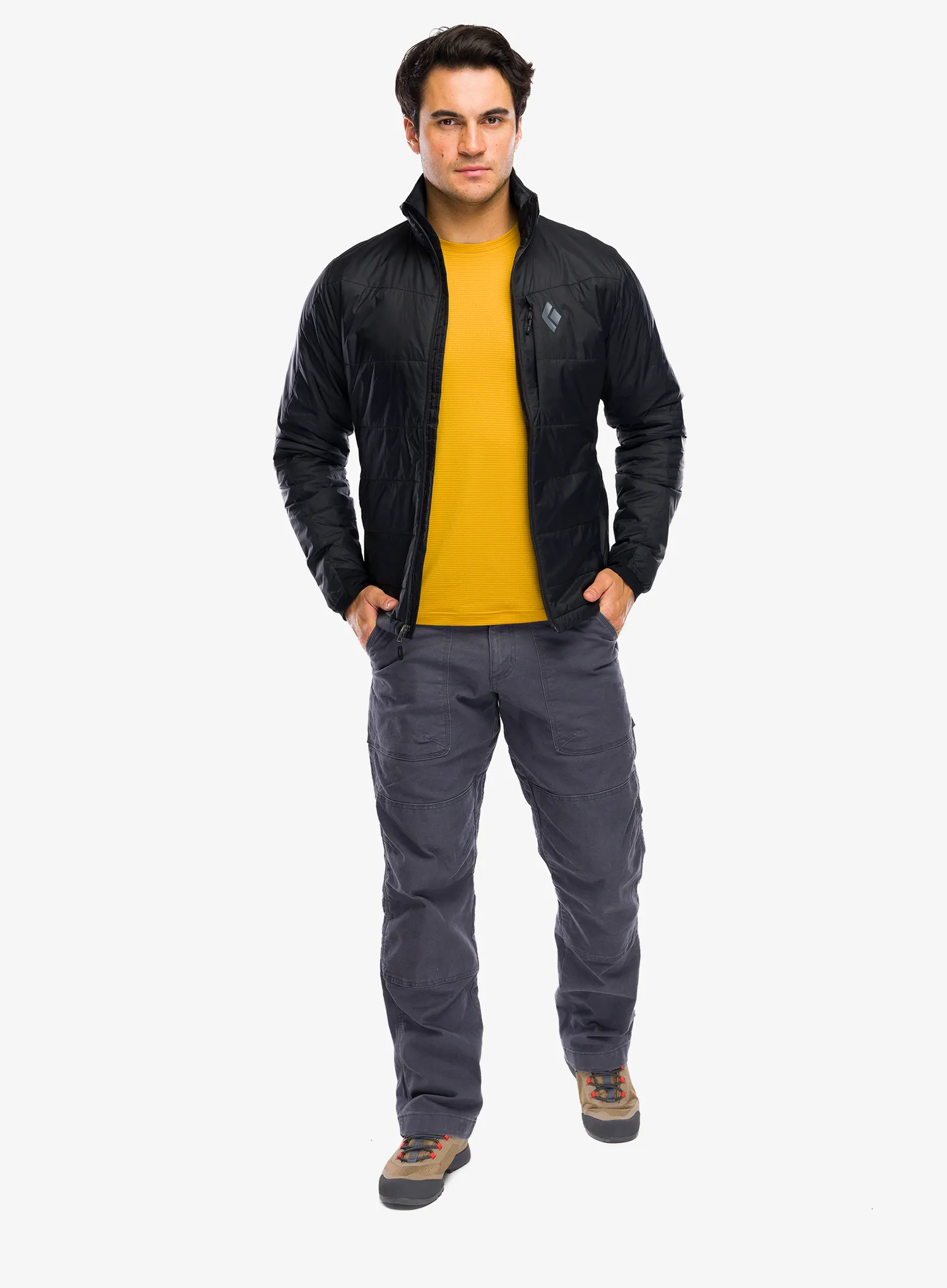 Black Diamond Solution Jacket Bélelt kabát - black