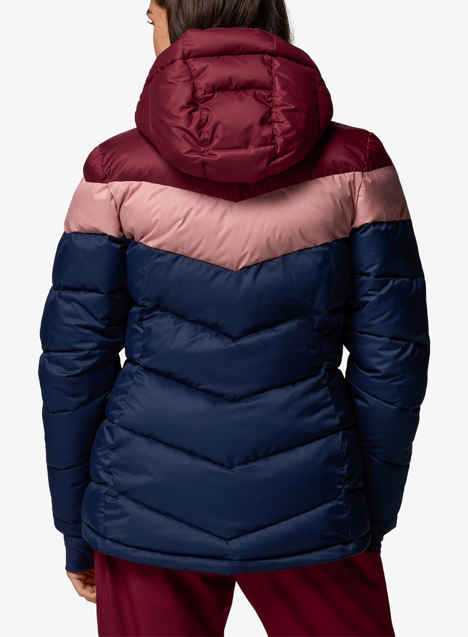 Columbia Abbott Peak II Insulated Jacket Női bélelt kabát - navy/rich wine/pink