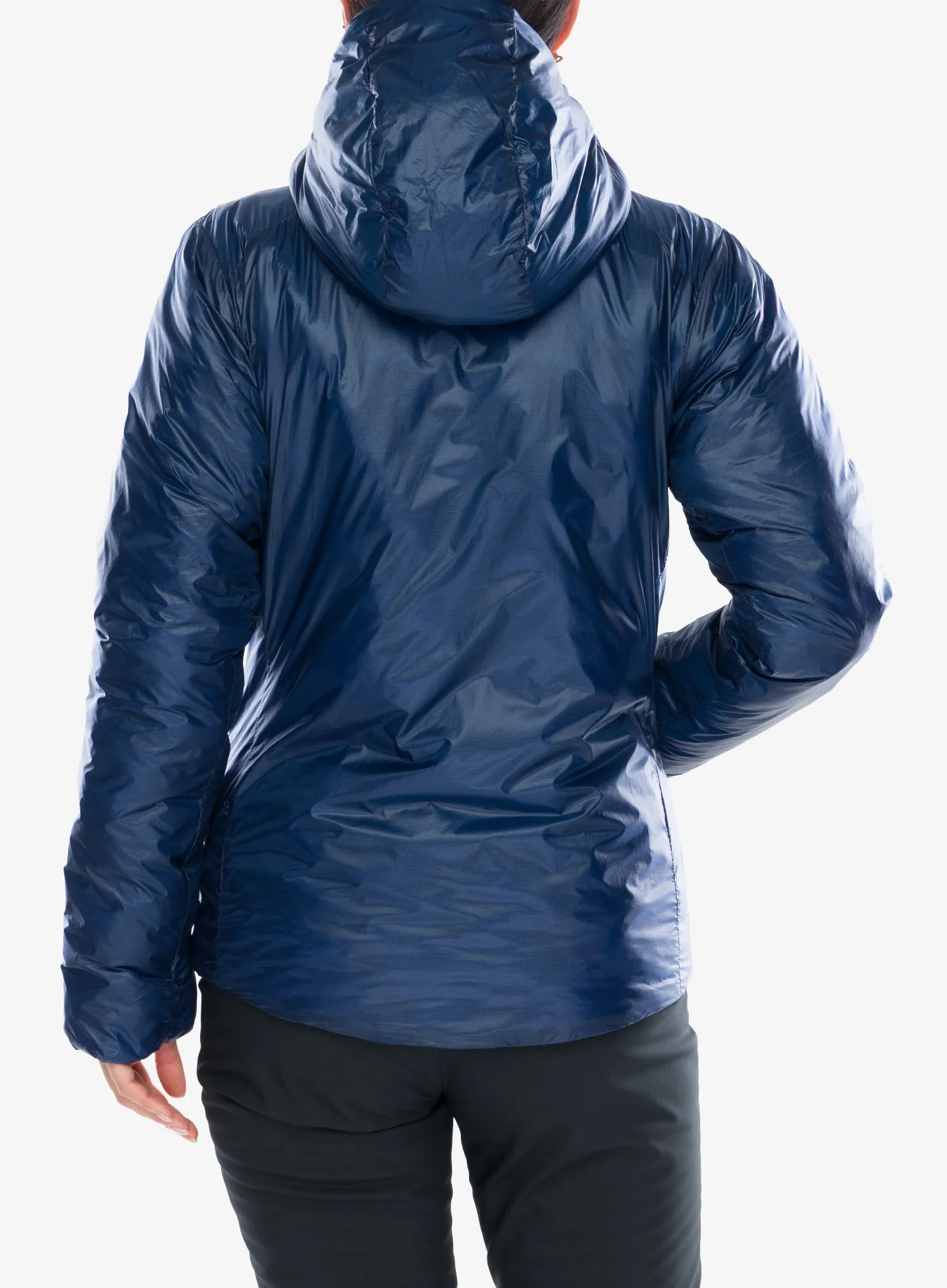 Mountain Equipment Oreus Hooded Jacket Női bélelt kabát -  blue admiral