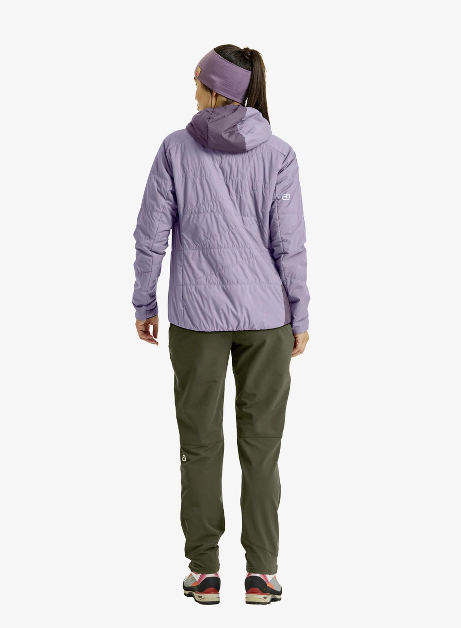 Ortovox Swisswool Piz Duan Jacket Női bélelt kabát - lush lavender