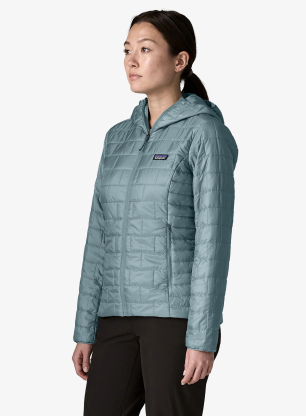 Patagonia Nano Puff Hoody Női bélelt kabát - blue sage