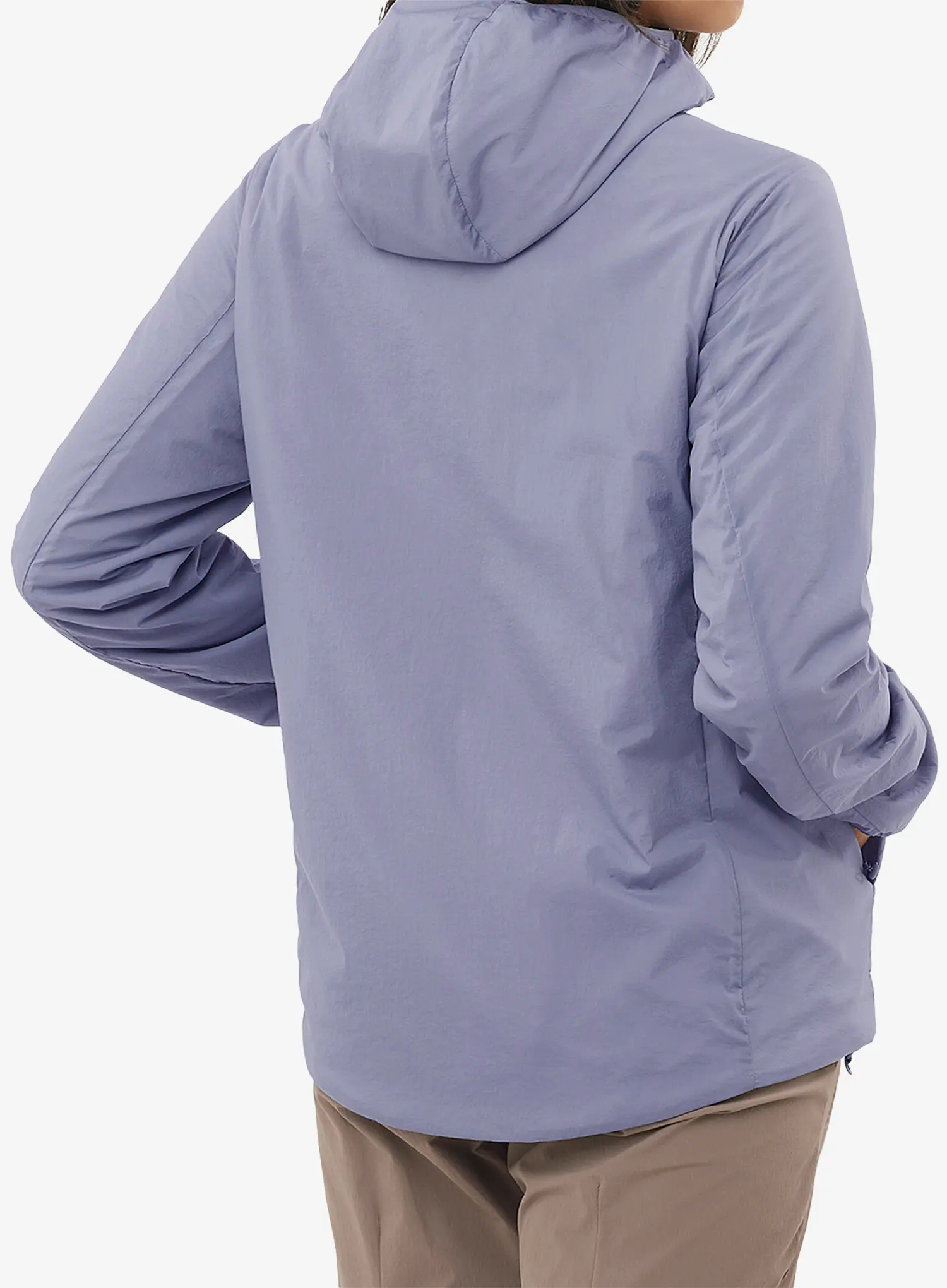Salomon Mountain Flex Jacket Hood Női bélelt kabát - blue granite