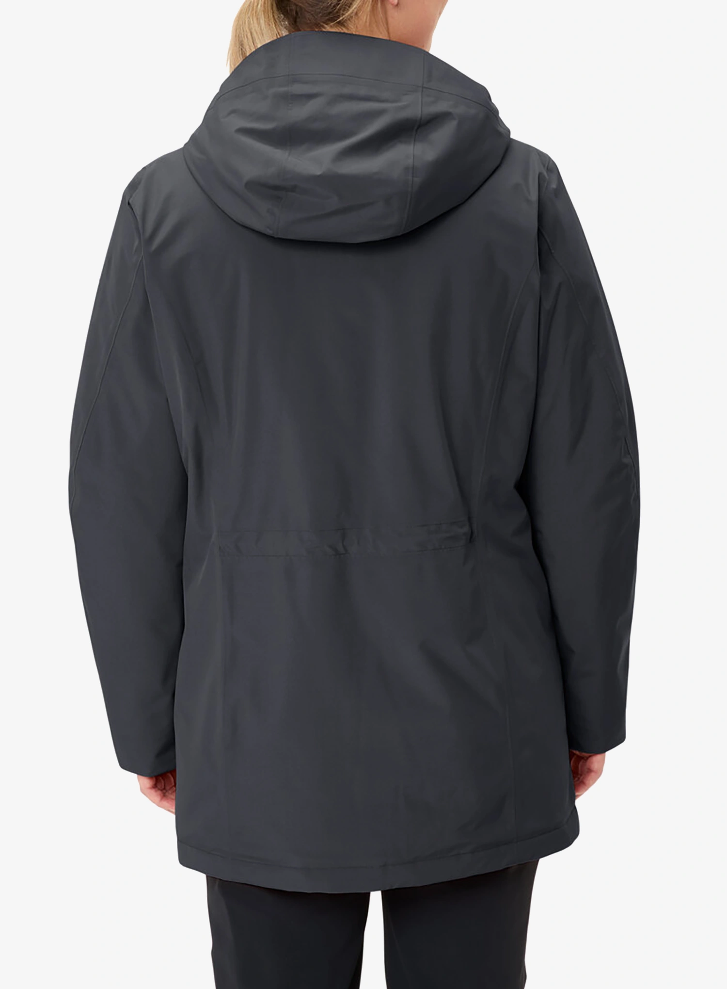 Vaude Rosemoor Padded Parka Női utcai kabát - phantom black