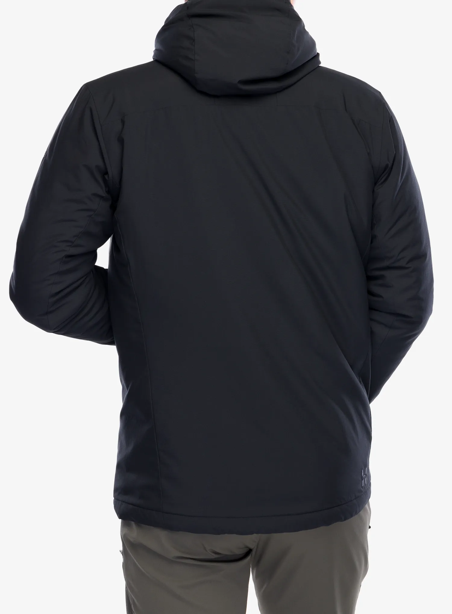 Haglofs Mimic Alert Hood Bélelt kabát - true black