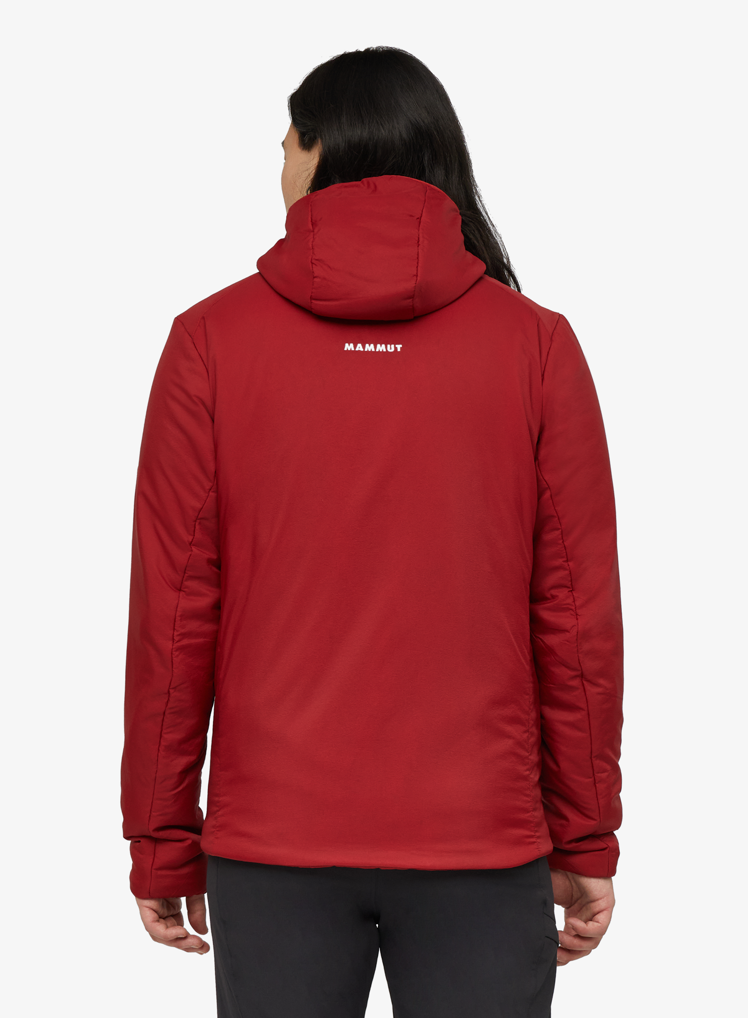 Mammut Rime IN Hooded Jacket Bélelt kabát - dark mammut red