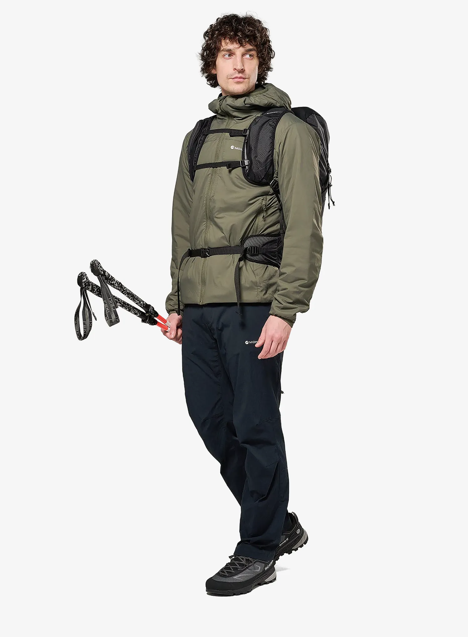 Montane Sirocco Xt Hoodie Bélelt kabát - moss