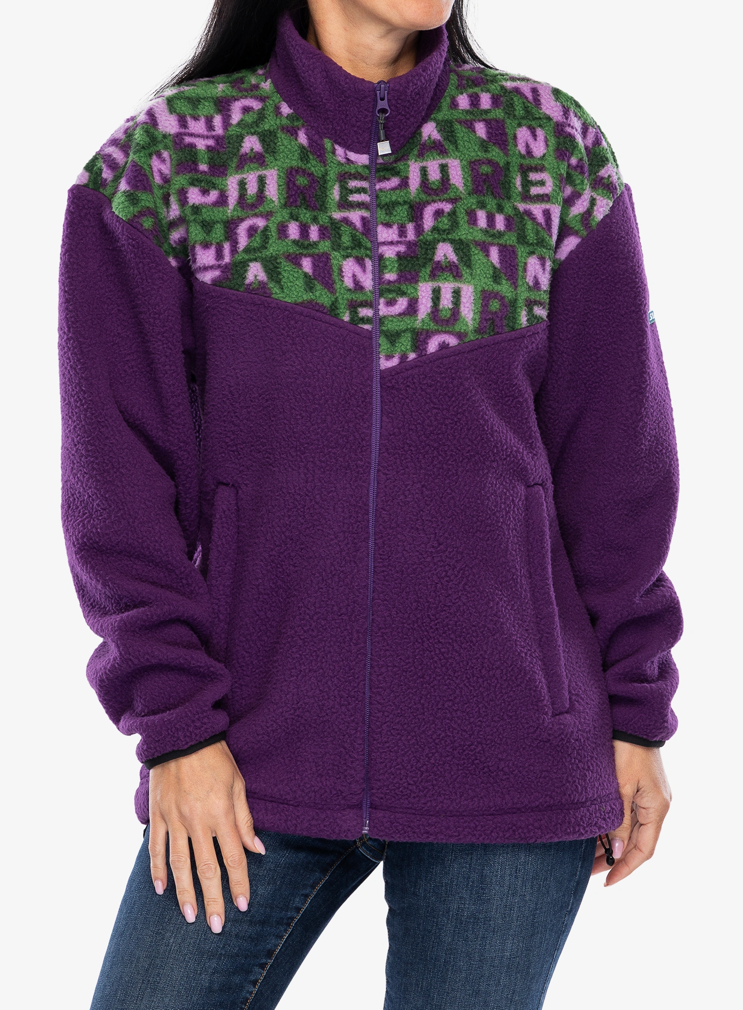 Salewa Eagle Anniversary FZ Jacket Polárdzseki - plum
