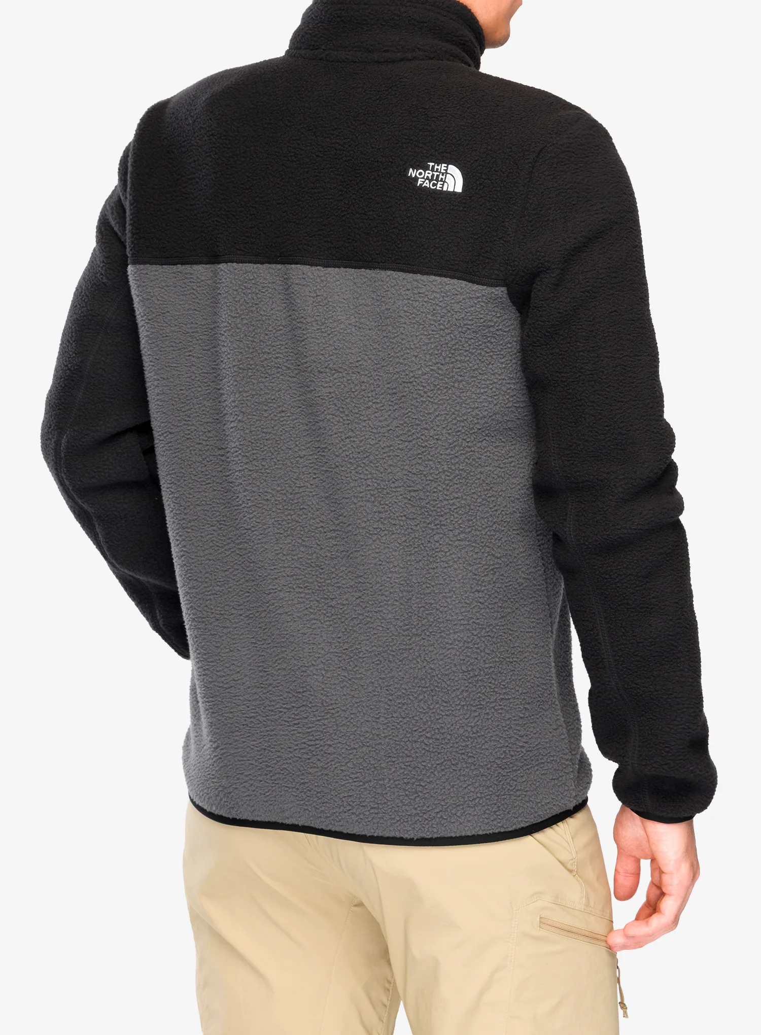 The North Face Yumiori Full Zip Polárdzseki - anthracite grey/tnf black