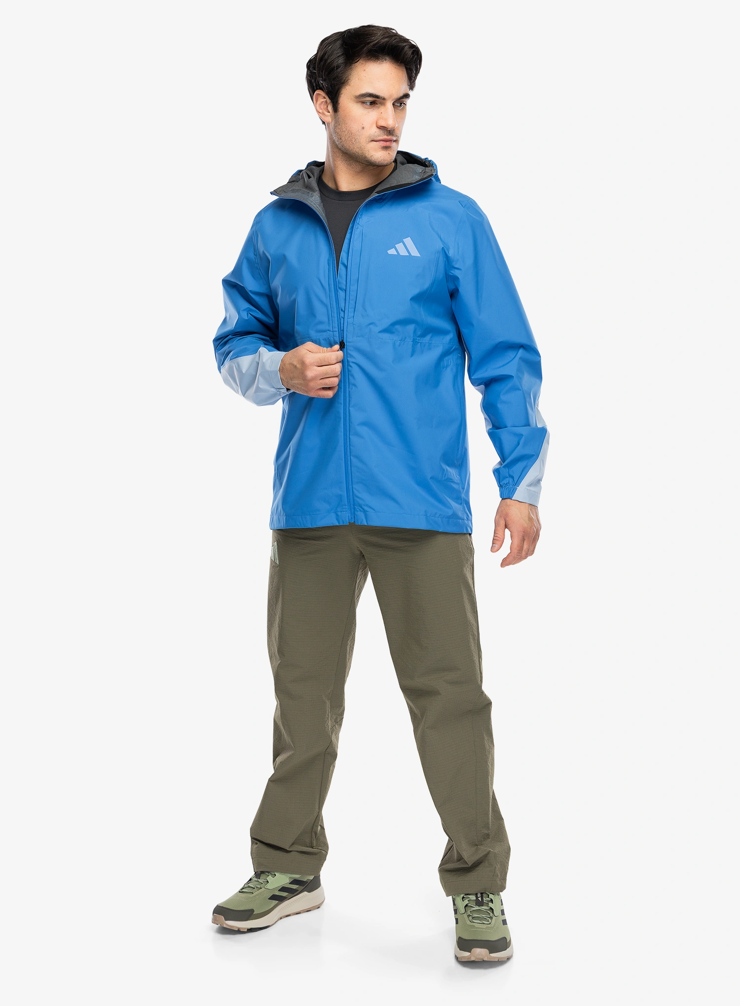 adidas TERREX Multi 2.5l Climaproof Rain Jacket Esőkabát - ray blue/glow blue