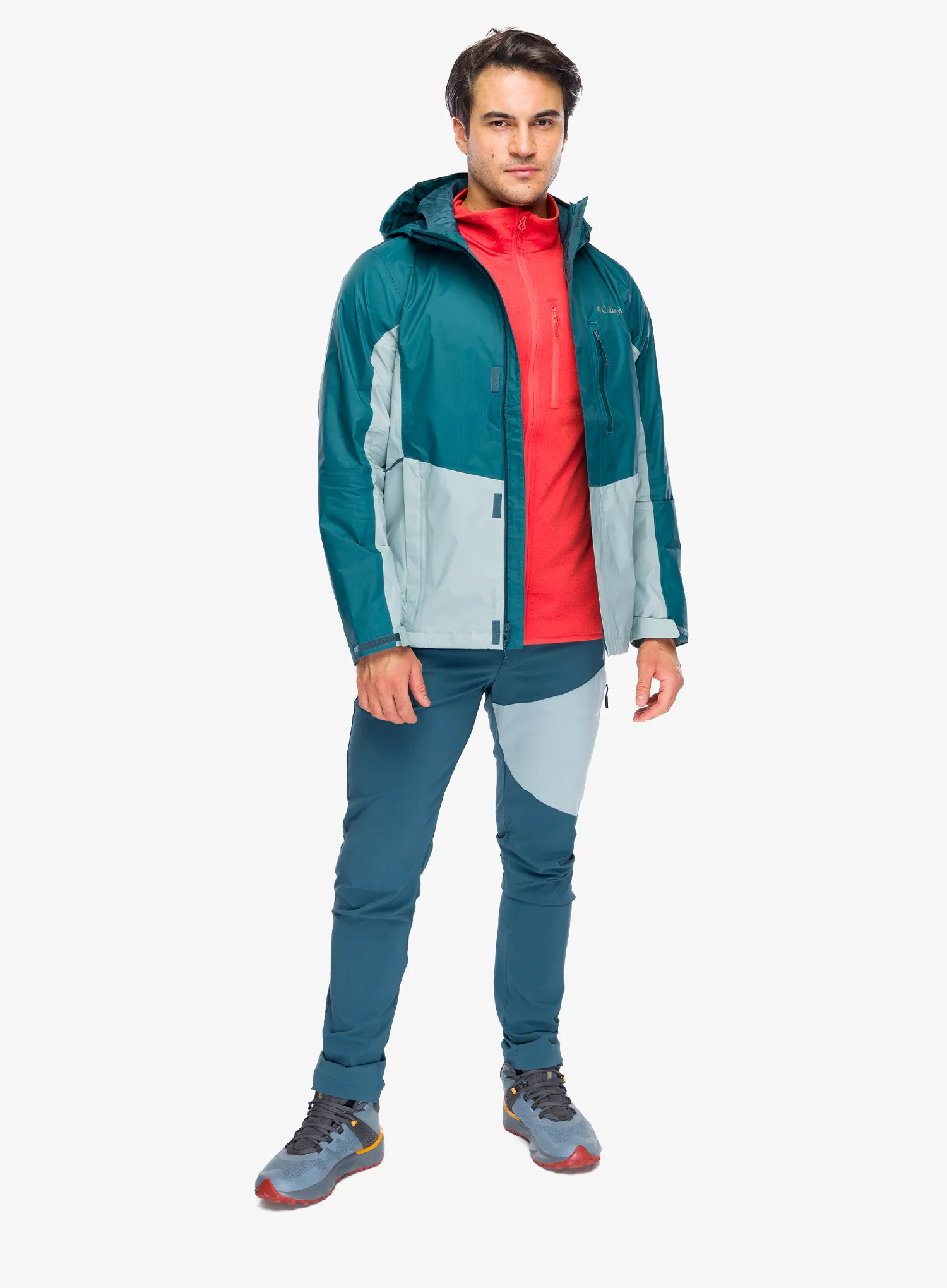 Columbia Pouring Adventure III Jacket Esőkabát - everblue/crushed blue