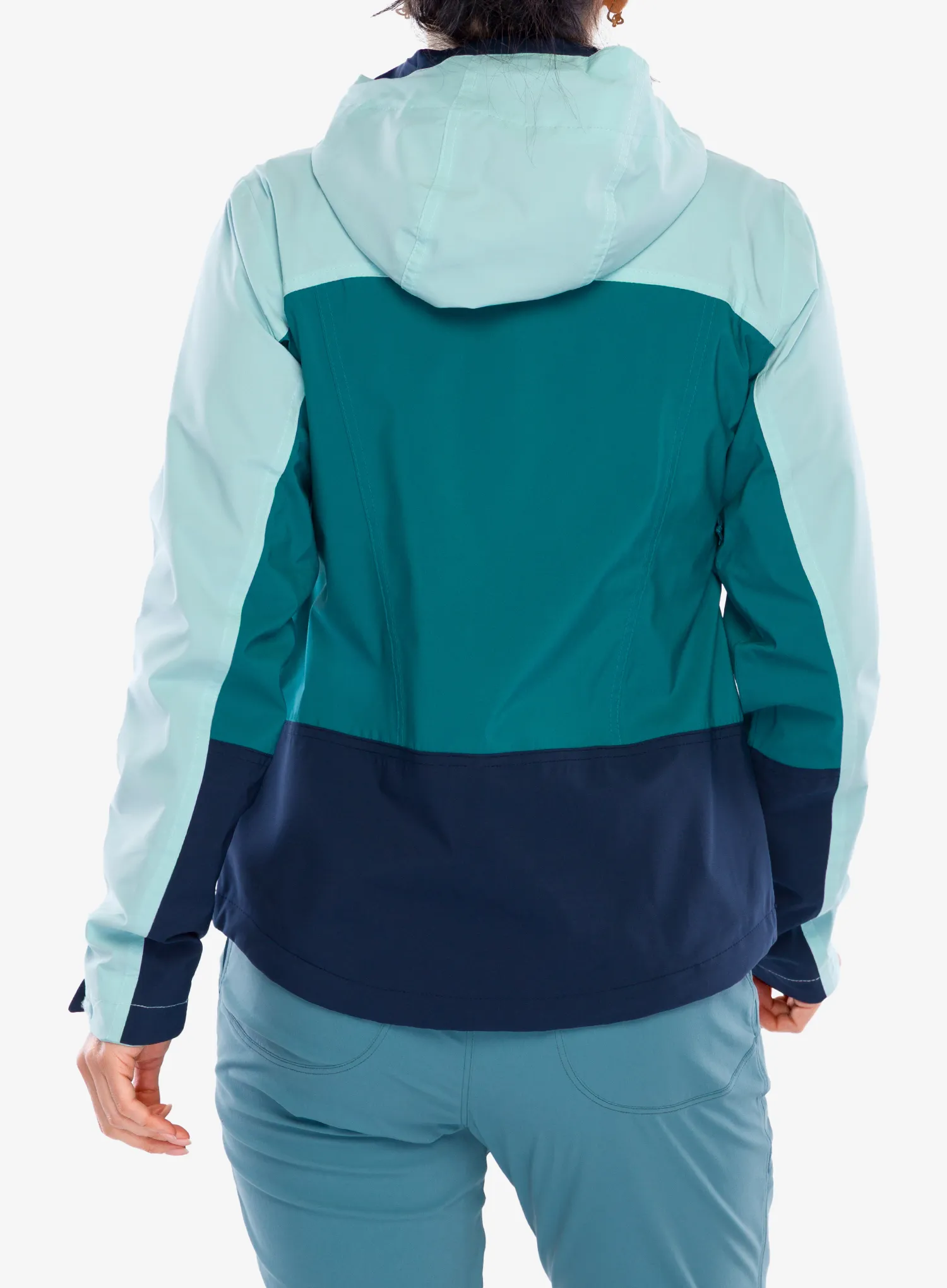 Columbia Boulder Falls Jacket Női esőkabát - river blue/cl navy/spray