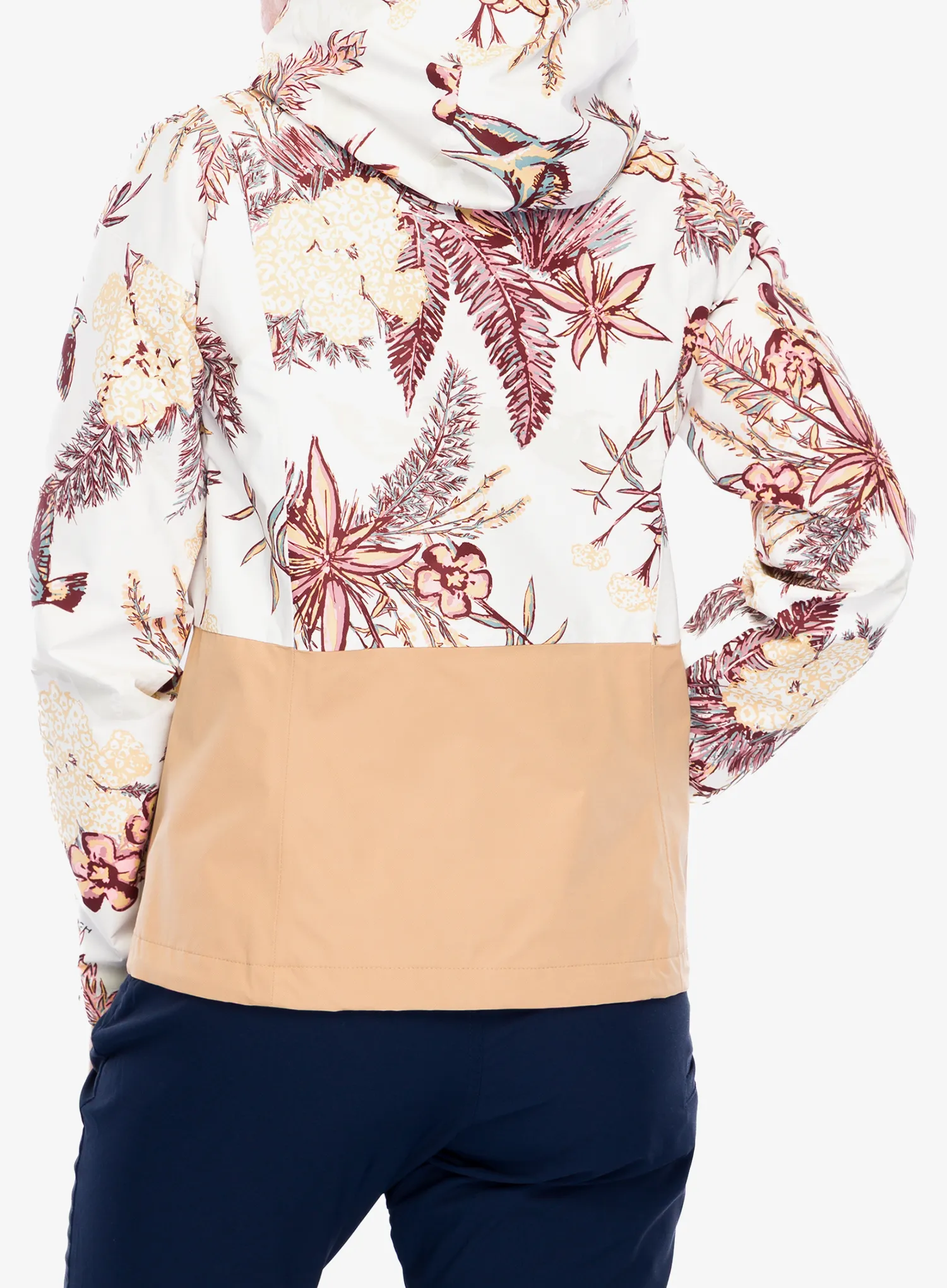 Columbia Hikebound Printed Jacket Női esőkabát - sea salt outbacked/canoe